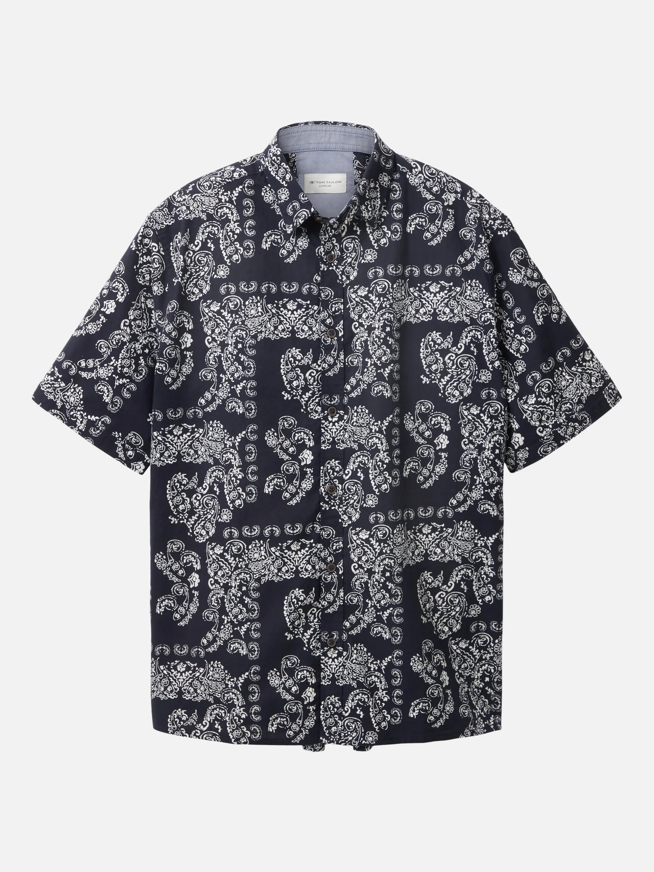 Tom Tailor 1036218 printed paisley shirt Blau 880557 31783 1 Tom Tailor 1036218 printed paisley shirt Blau 880557 31783 1