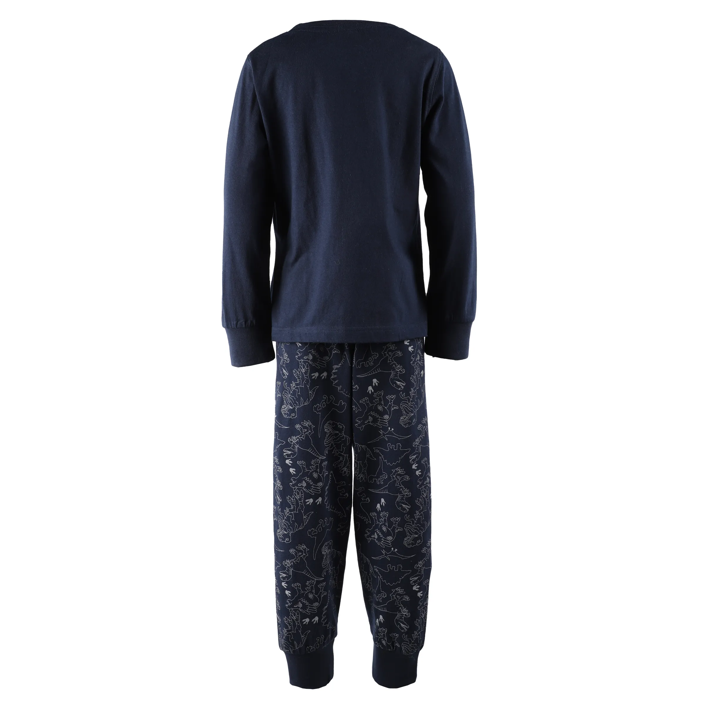 Stop + Go KJ Pyjama Dino lang Hose AOP Blau 881325 NAVY 2 Stop + Go KJ Pyjama Dino lang Hose AOP Blau 881325 NAVY 2