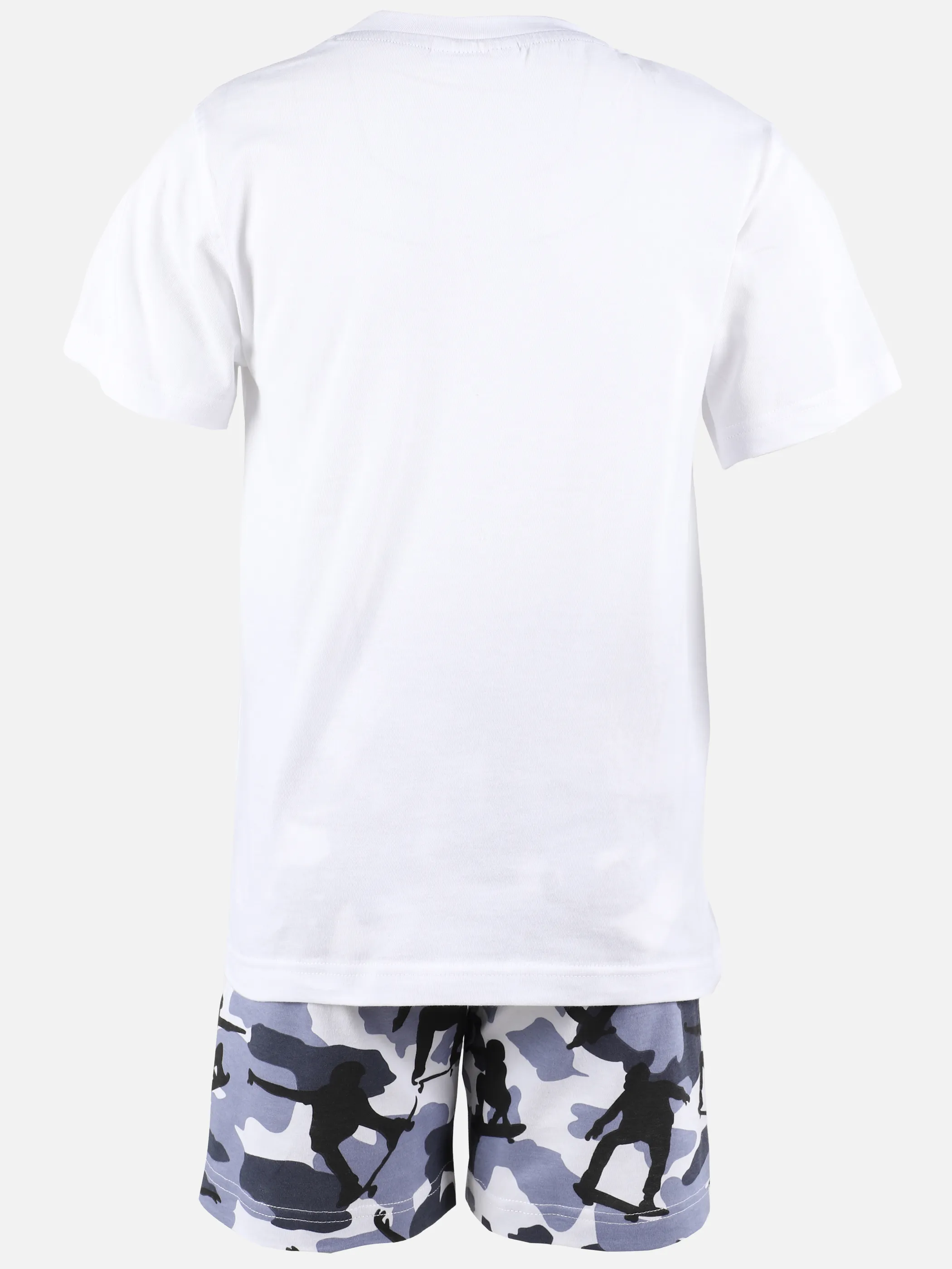 Stop + Go TB Shorty Set Skater Shirt+Ber Grau 889267 GRAU/BLAU 2 Stop + Go TB Shorty Set Skater Shirt+Ber Grau 889267 GRAU/BLAU 2