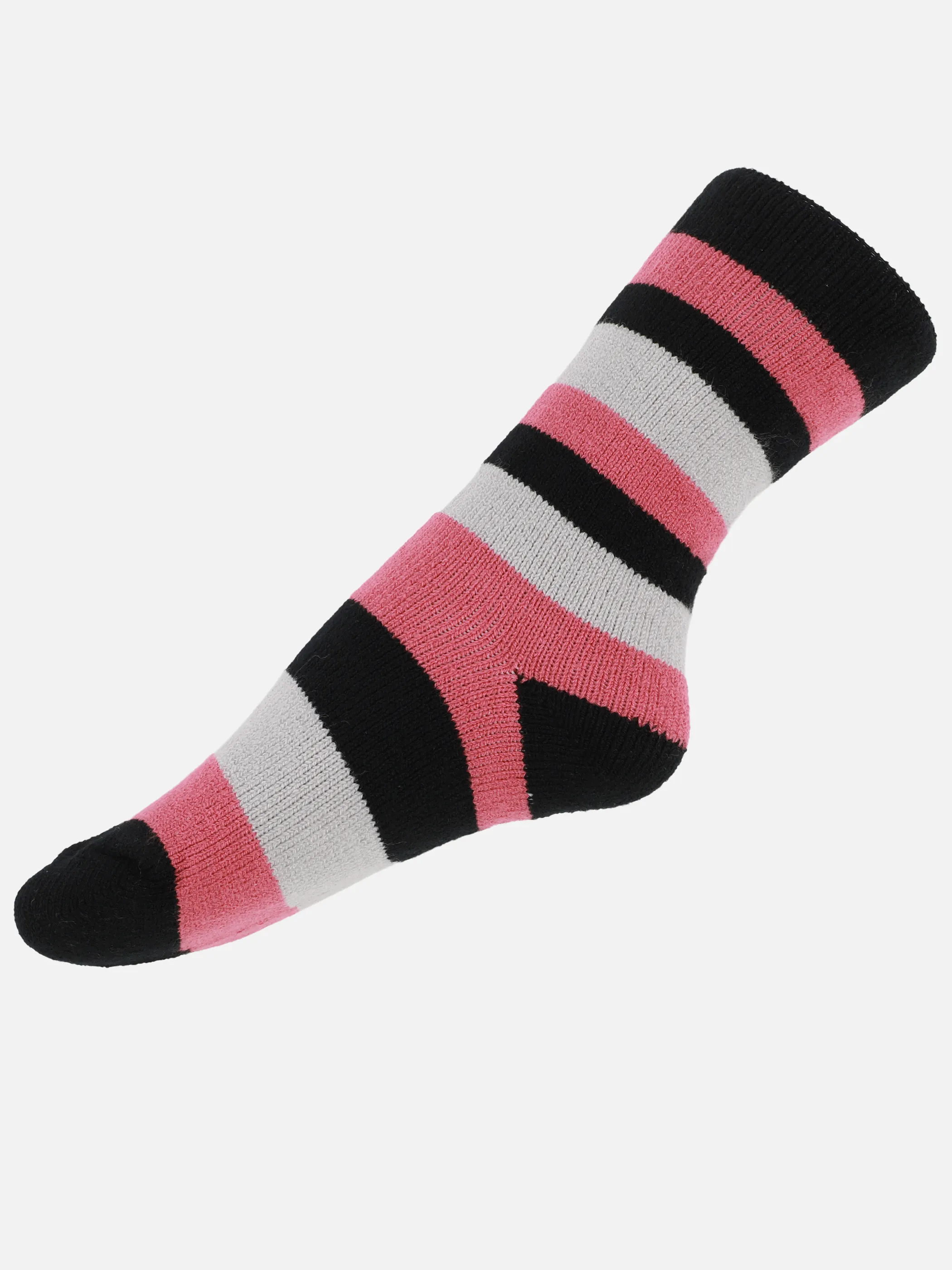 Da. Megathermosocken mit Ringel Schwarz 914598 SCHWARZ 1