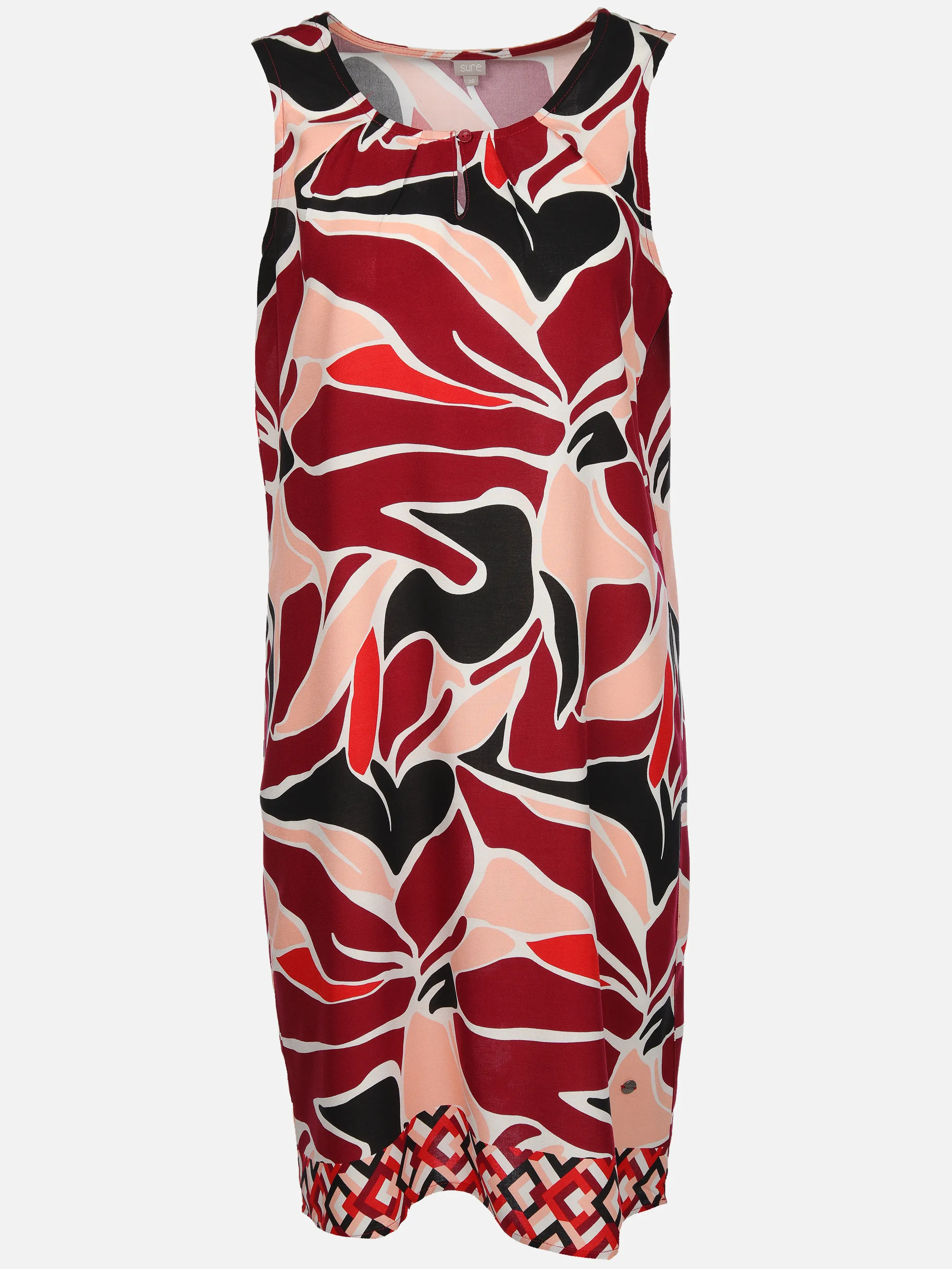 Sure Da-Kleid ohne Ärmel Rot 905773 ROT/SW 1