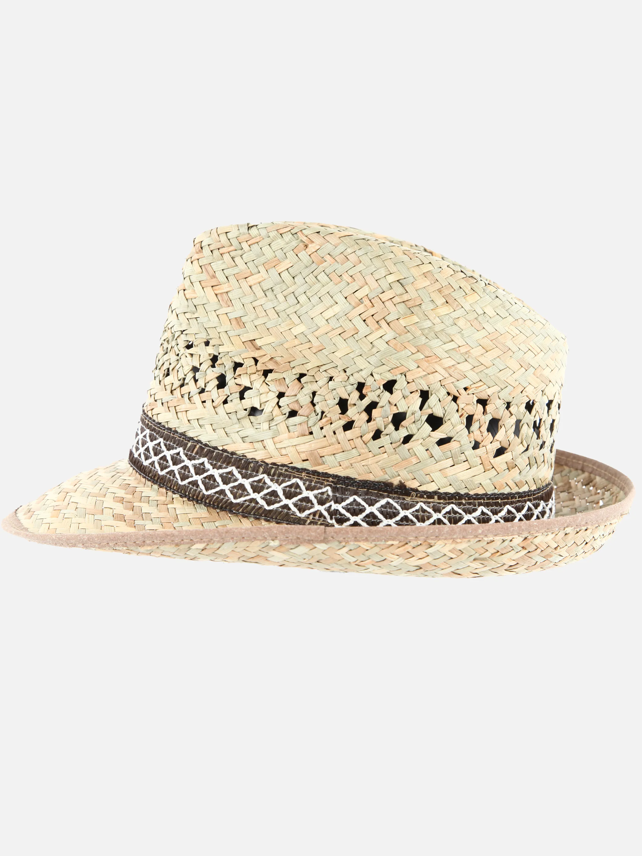 Jim Spencer He-Strohhut m. Band Beige 892328 NATUR 2