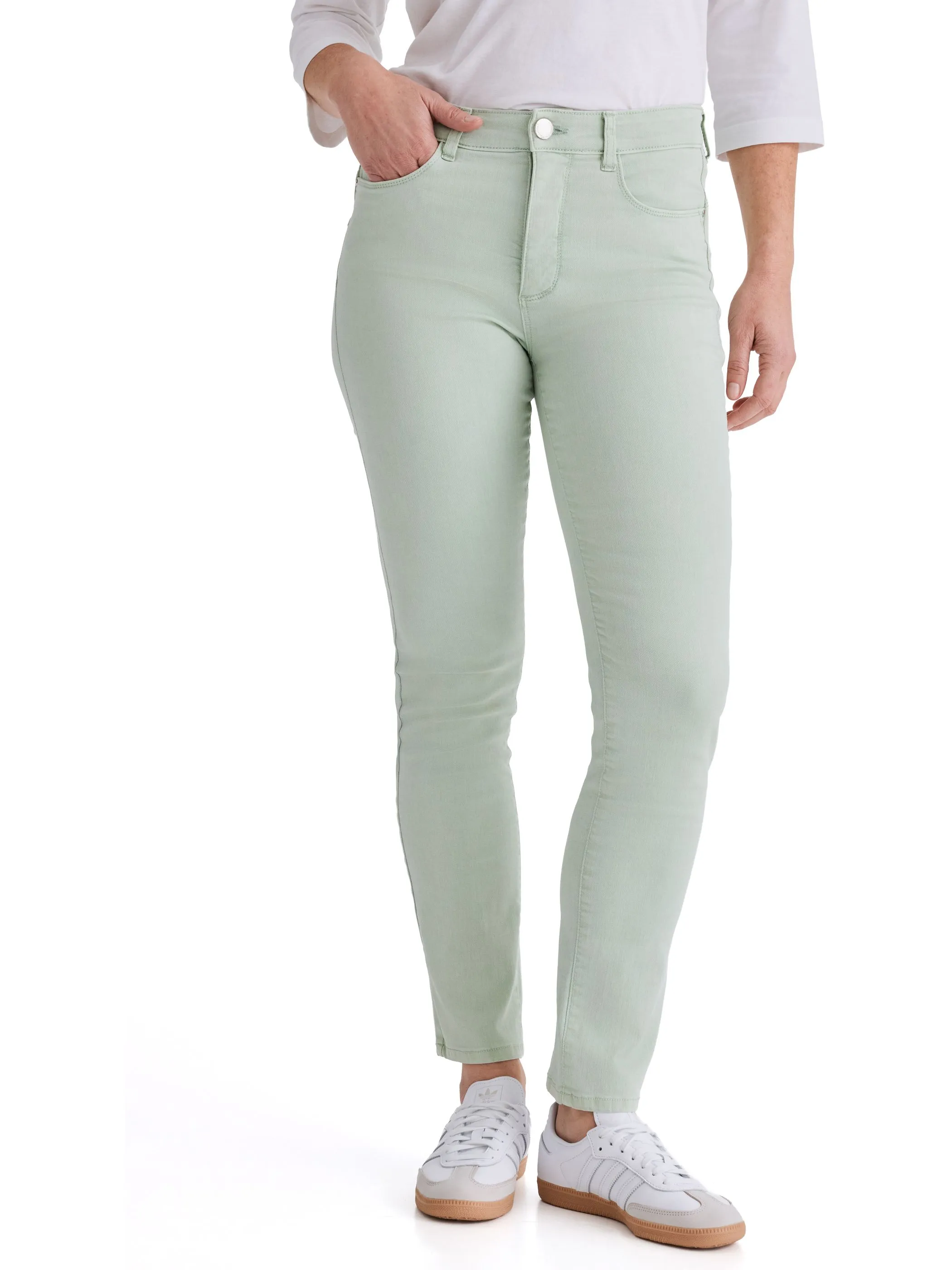 Stooker DOB 11530350005223 Da. Hosen lang, Grün 928283 5223 1