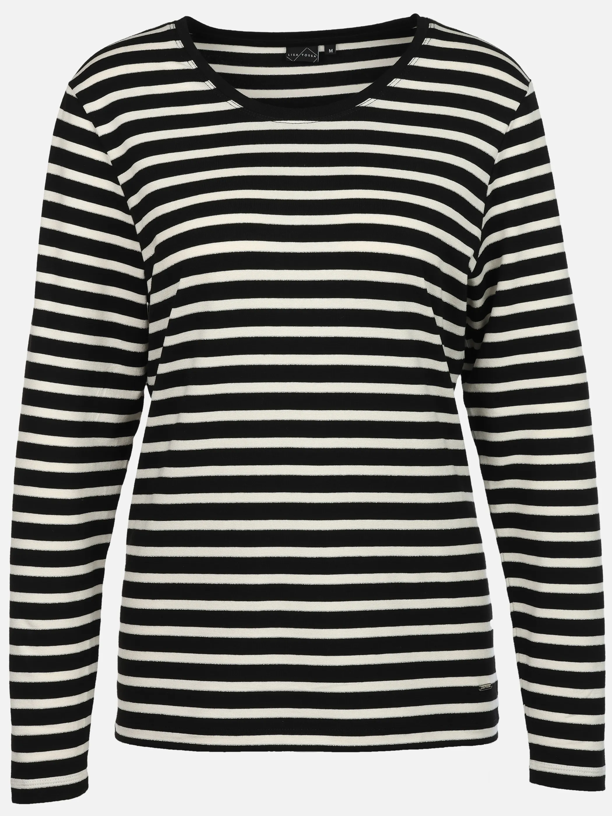 Lisa Tossa Da.Ringelshirt m. Lurex Schwarz 933072 BLACKBEAU. 1