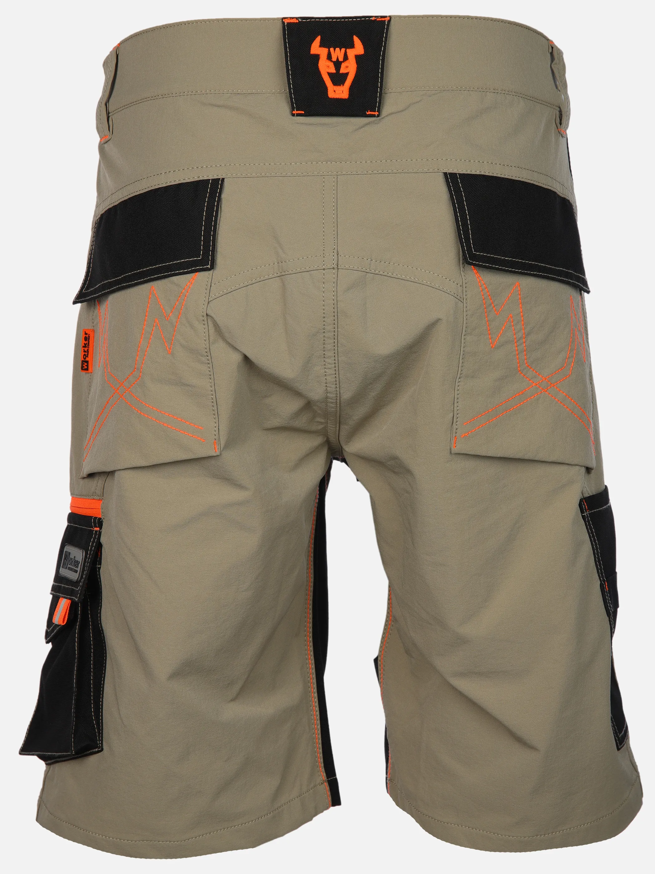 Worker He. Arbeitsshort 4-Wege Stretch Beige 906260 CAMEL 2