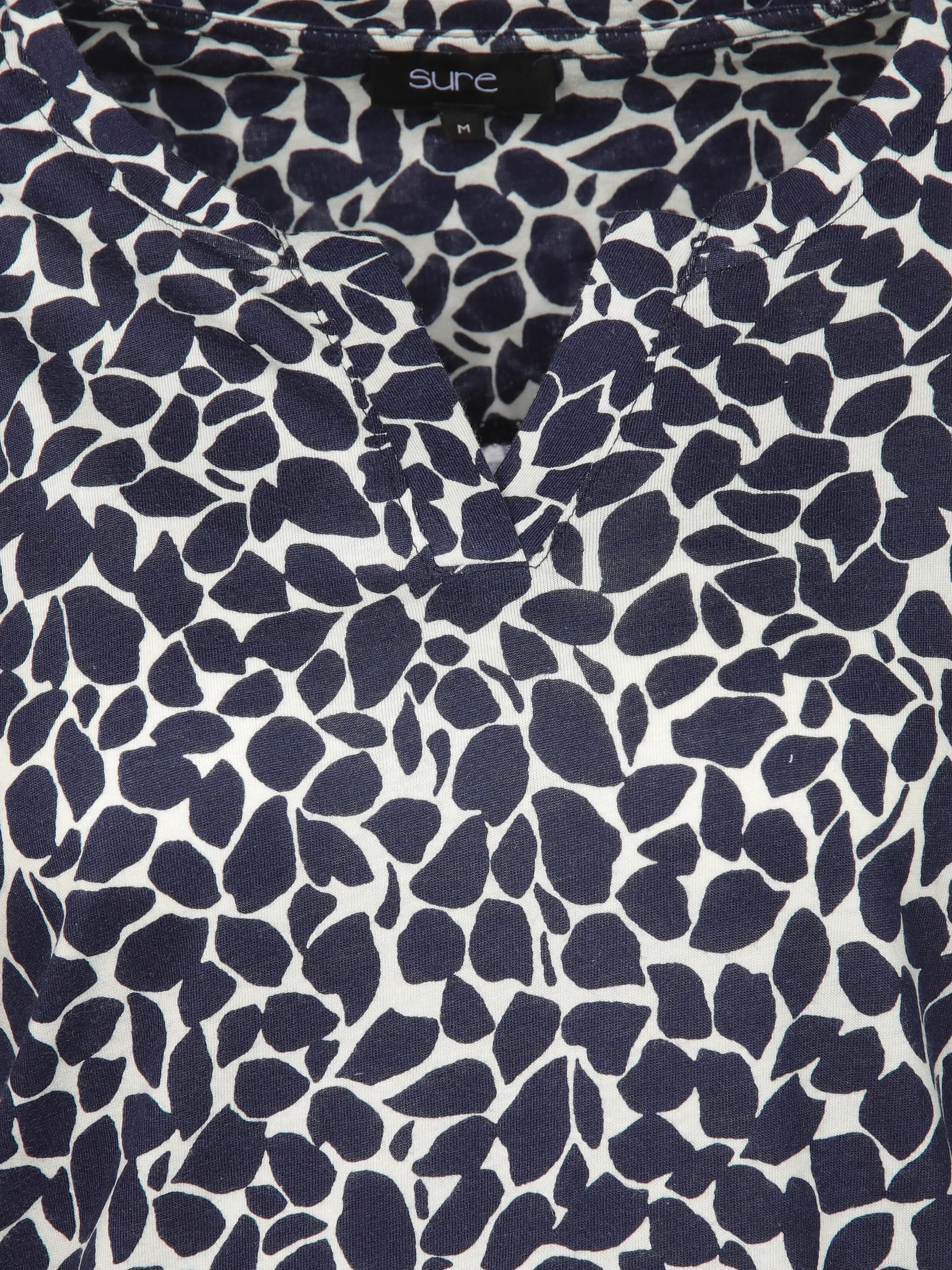 Sure Da-Print-Shirt 3/4 Arm Weiß 904748 BLACK IRIS 3