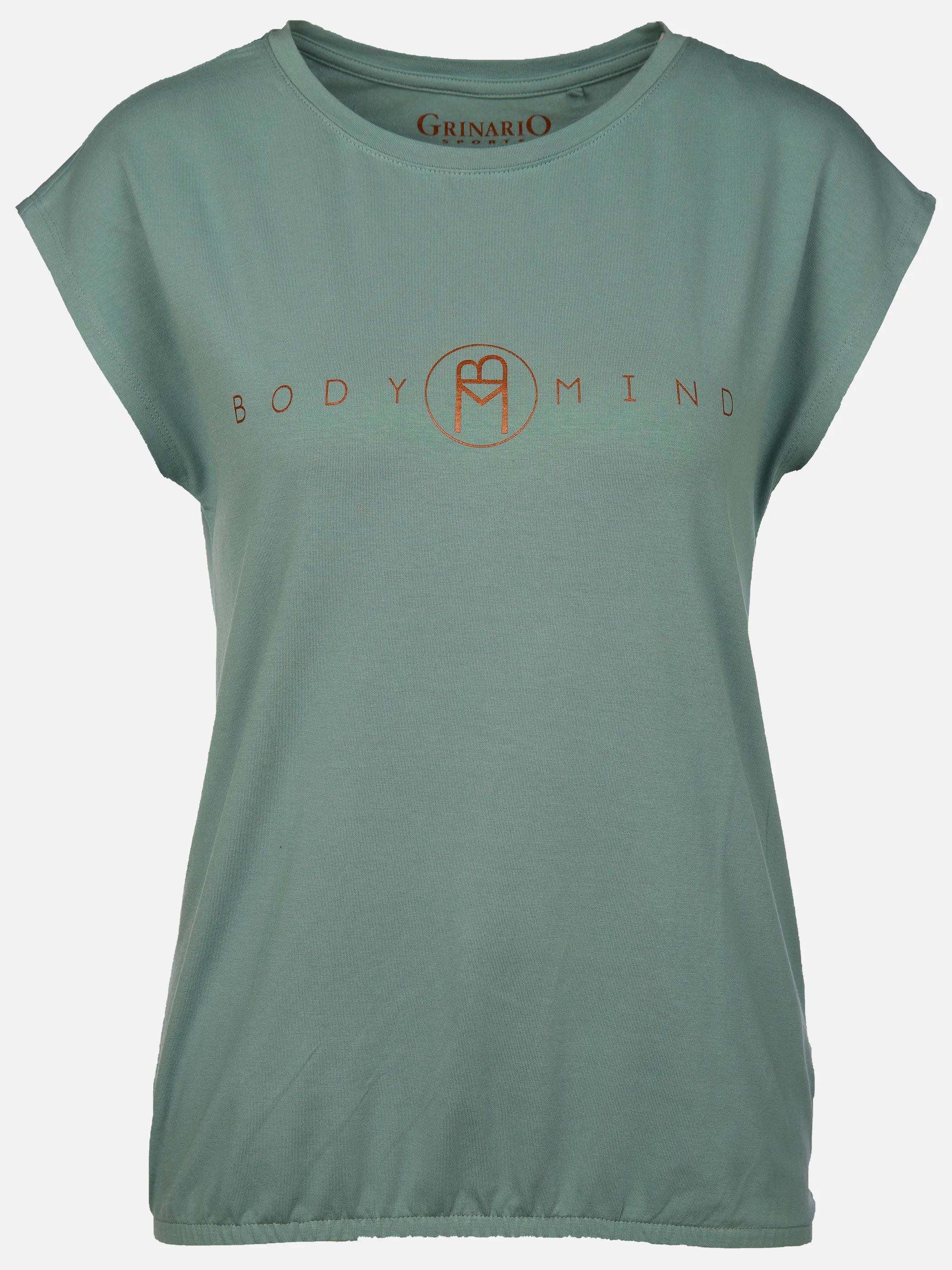 Grinario Sports Da- T-Shirt mit Gummizug Grün 905956 GREEN 1