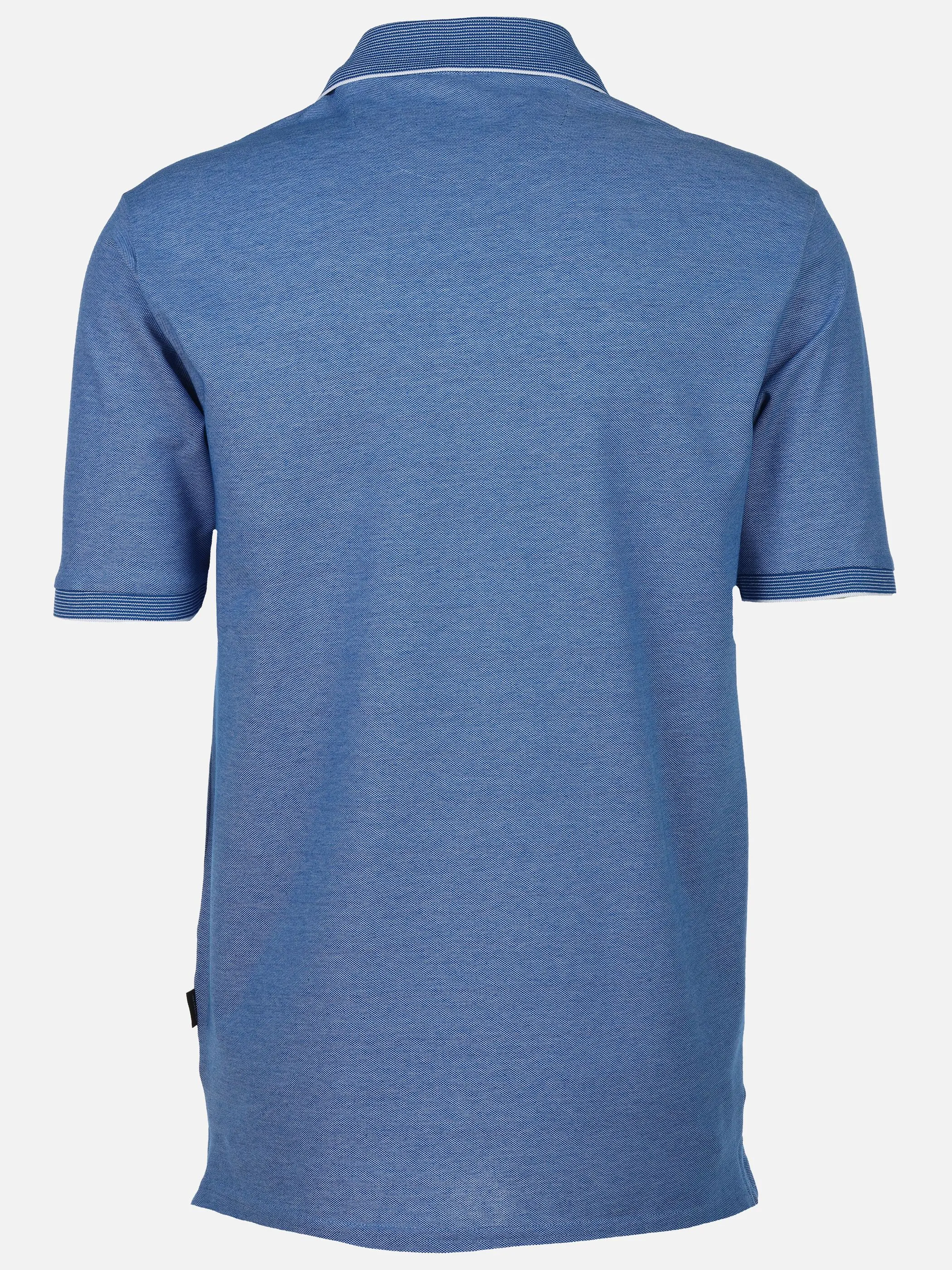 Jim Spencer He. Poloshirt 1/2 Arm V-Neck Blau 922478 BLUE 2