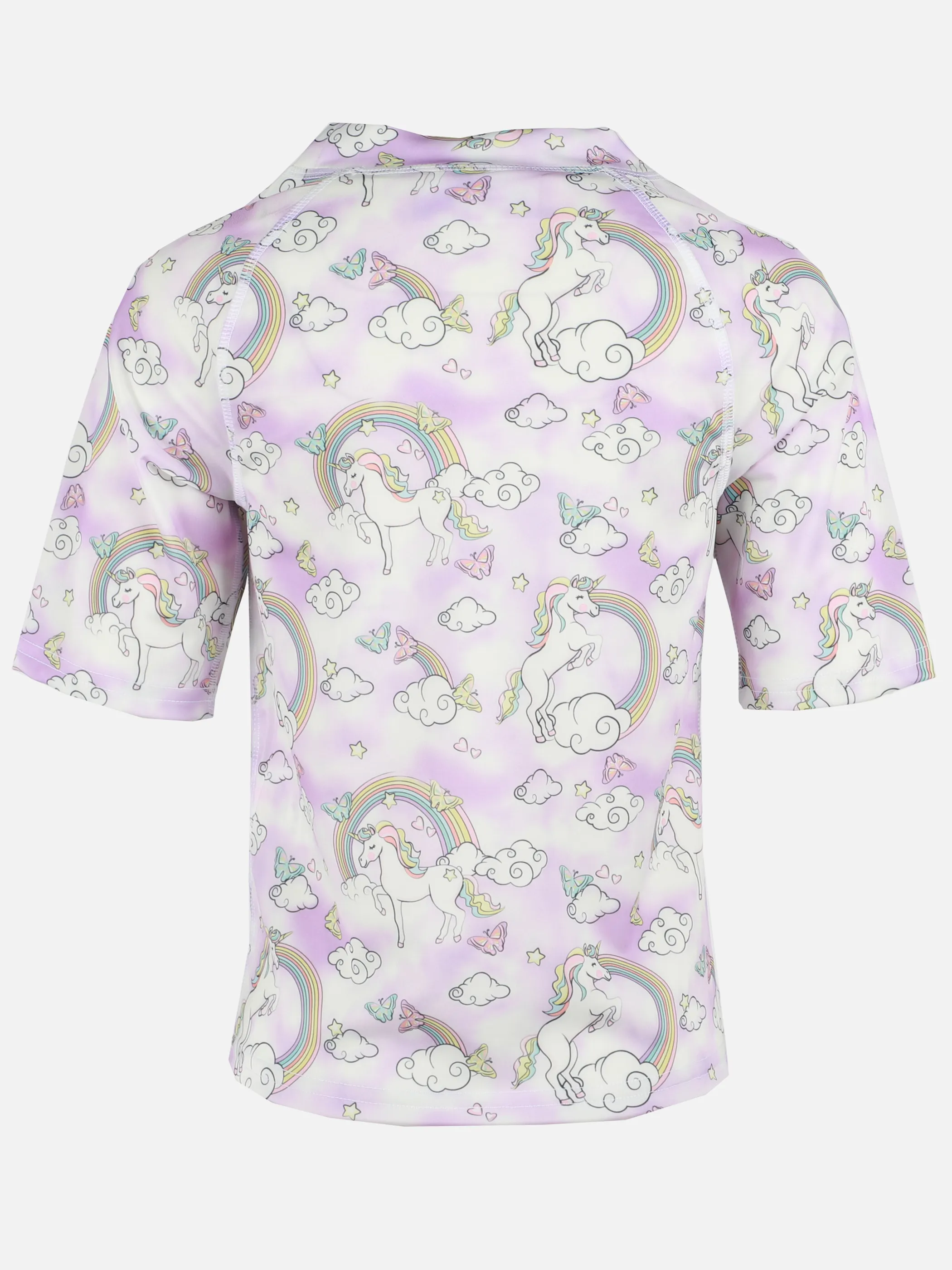 Grinario Sports KM- T-shirt m. Einhornprint Weiß 908871 WEIß 2