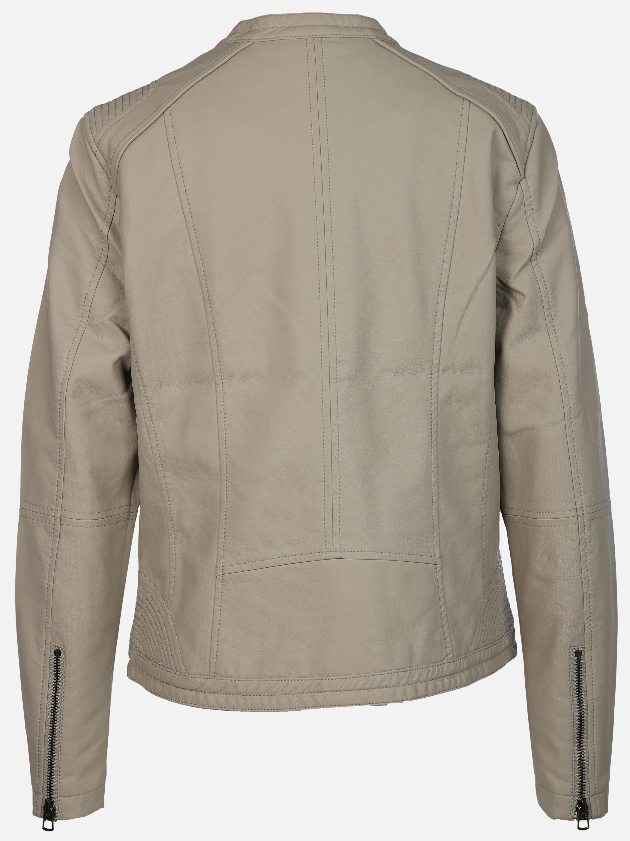 Sure Da-Kunstlederjacke m. Stehkrag Beige 904273 SAND 2