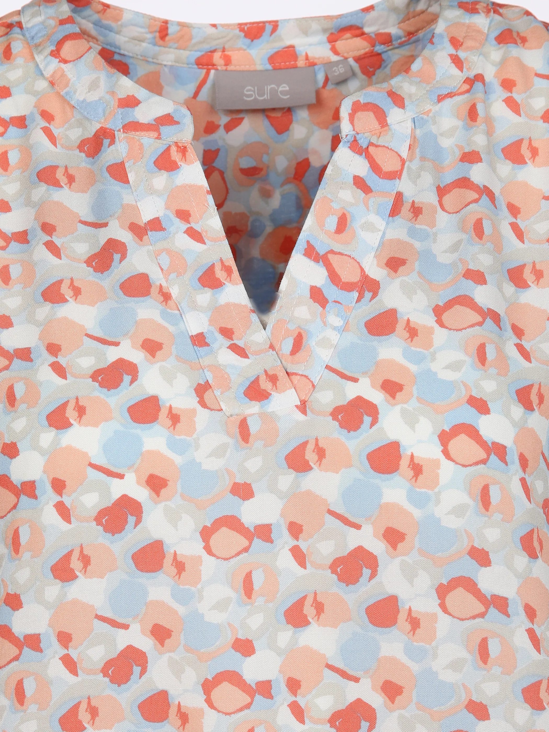 Sure Da-Bluse m. Druck u. 1/2 Arm Orange 890828 PAPAYA 3 Sure Da-Bluse m. Druck u. 1/2 Arm Orange 890828 PAPAYA 3