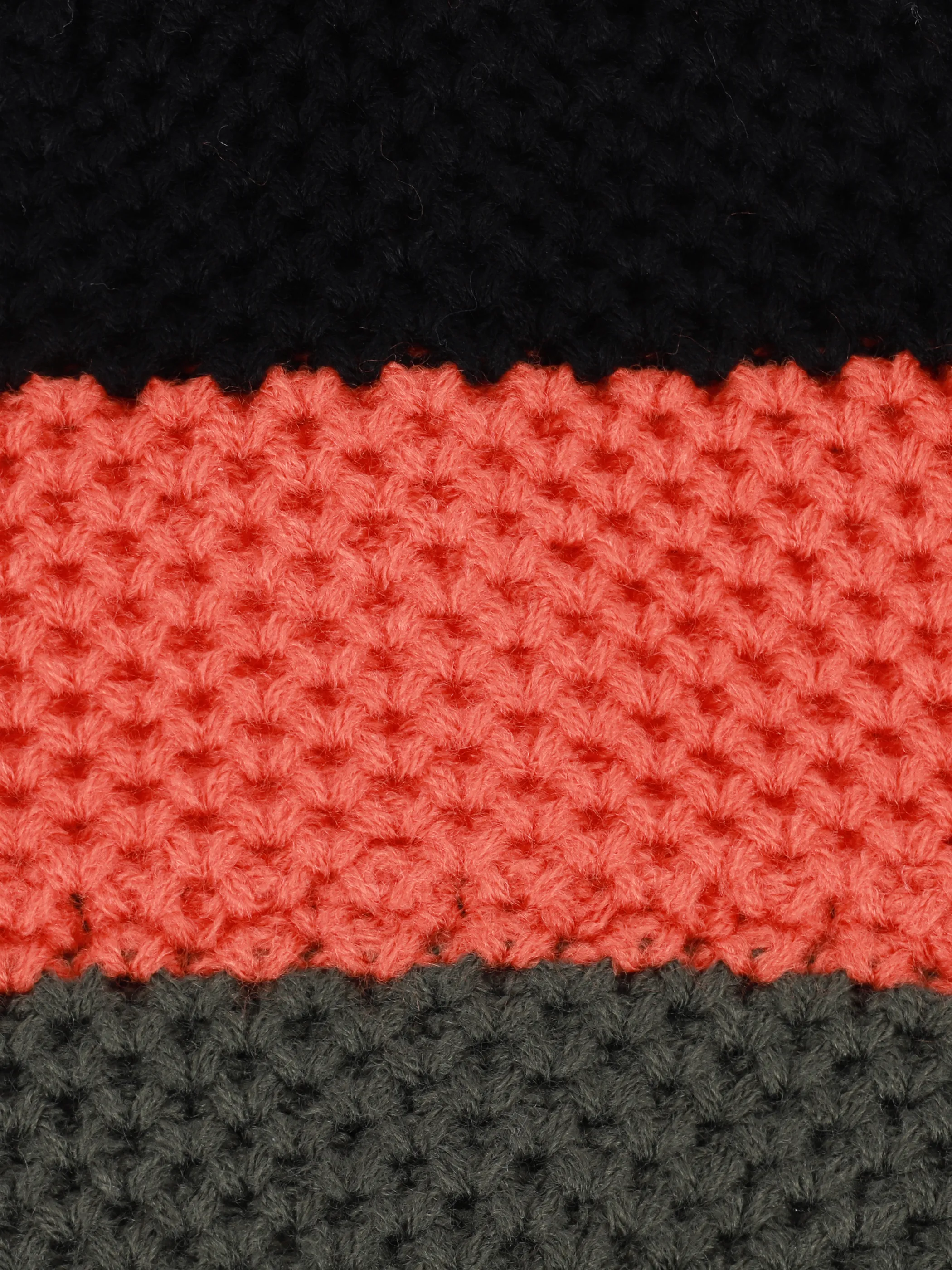 Grinario Sports KI-Ju Beanie m. Blockstreifen Oliv 899573 KHAK/OR/SW 3 Grinario Sports KI-Ju Beanie m. Blockstreifen Oliv 899573 KHAK/OR/SW 3