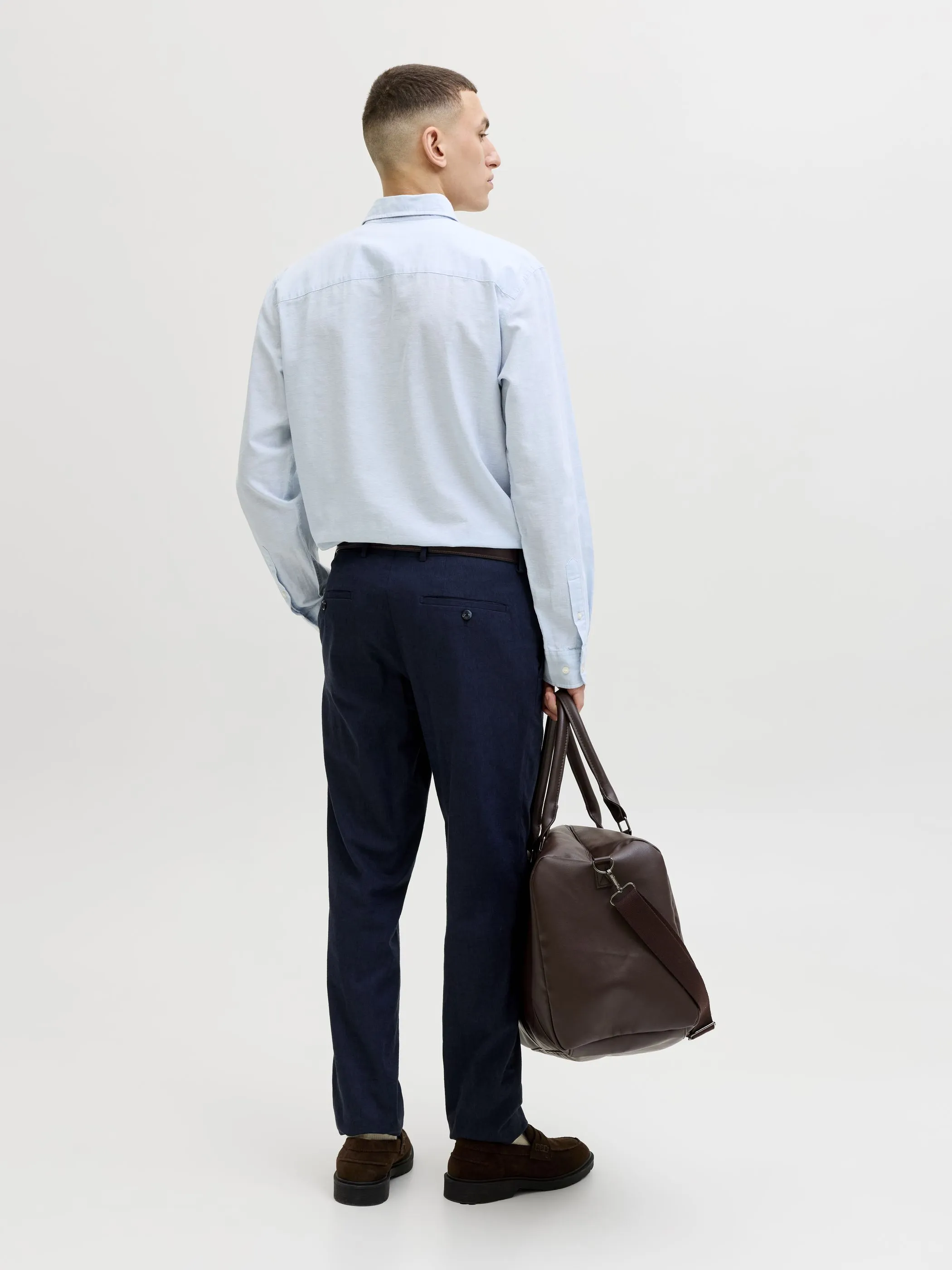 Jack Jones 12288595 JJEBREEZE LINEN BLEND Blau 920935 175777 2