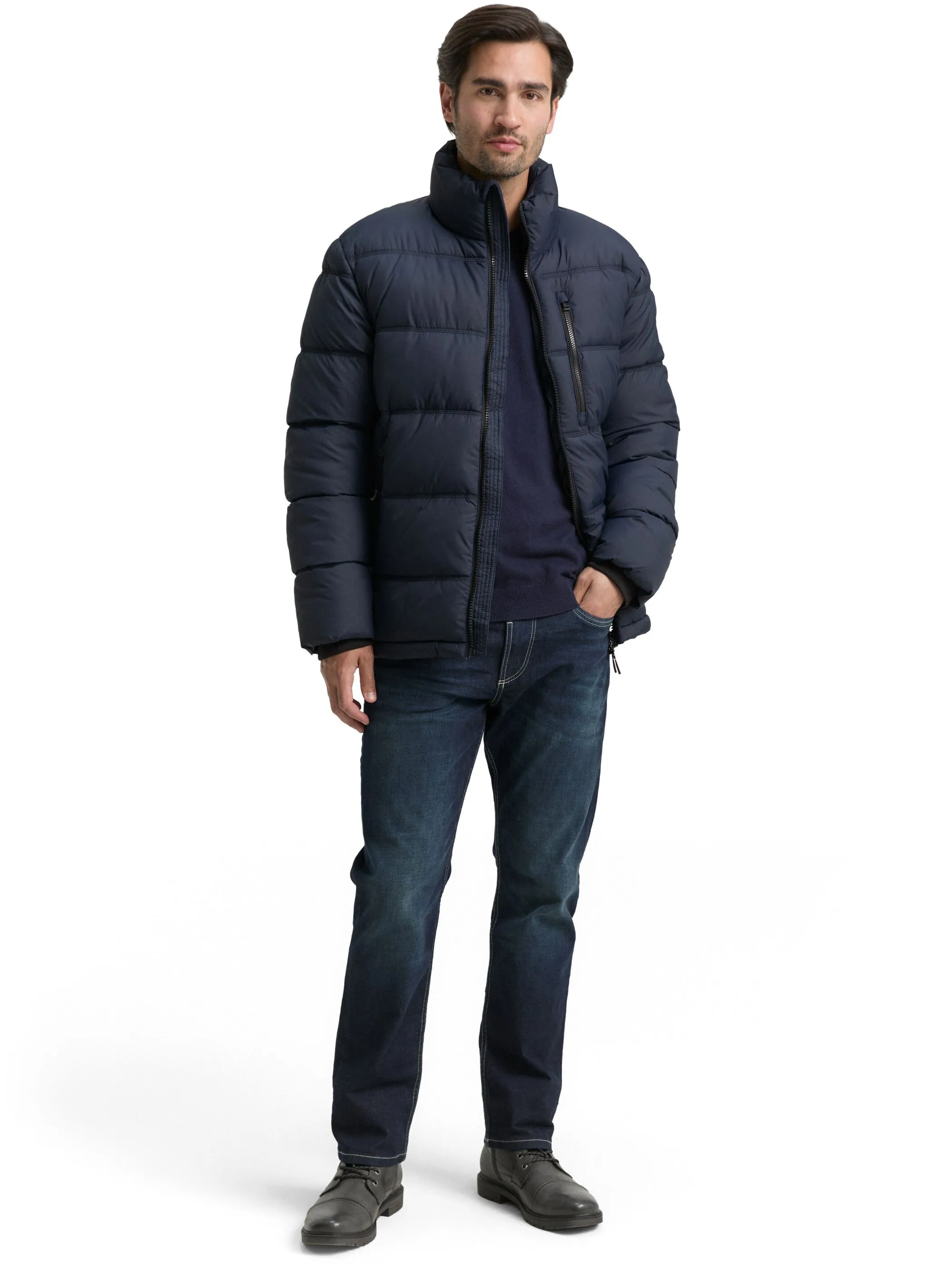 Tom Tailor 1046974 sporty puffer Blau 914677 10668 4