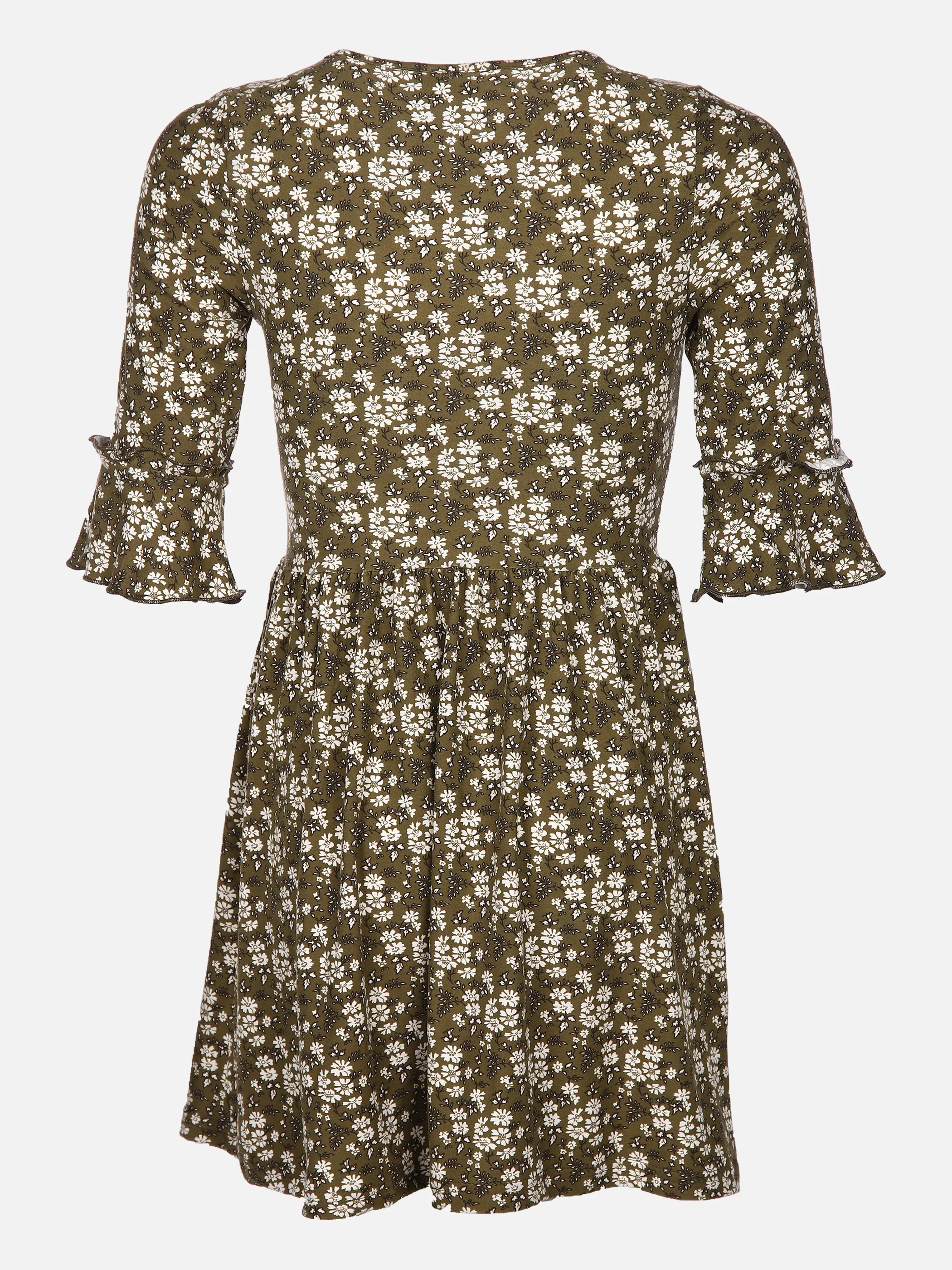 Stop + Go TG Kleid in olive 3/4 Arm mit Grün 852397 OLIVE 2