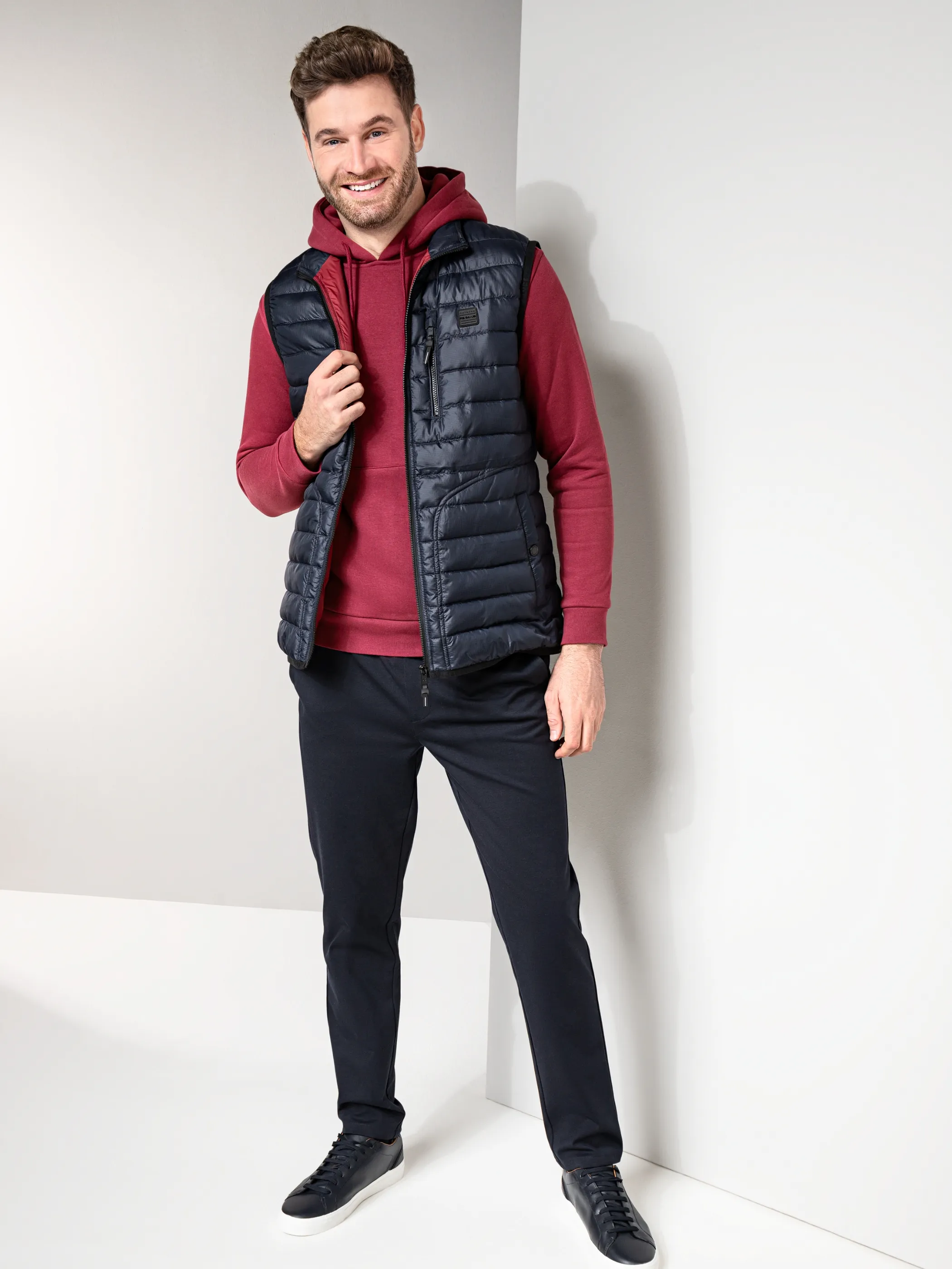 Jim Spencer He. Kapuzensweatshirt uni basic Rot 887925 RED 5 Jim Spencer He. Kapuzensweatshirt uni basic Rot 887925 RED 5