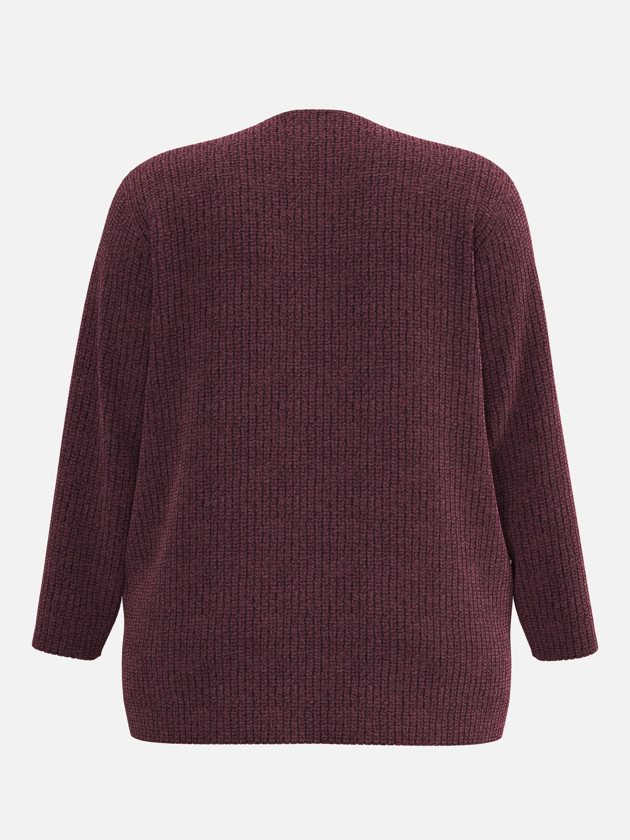 Sonja Blank Da-gr.Gr. langer Cardigan Rot 930002 BEERE 2