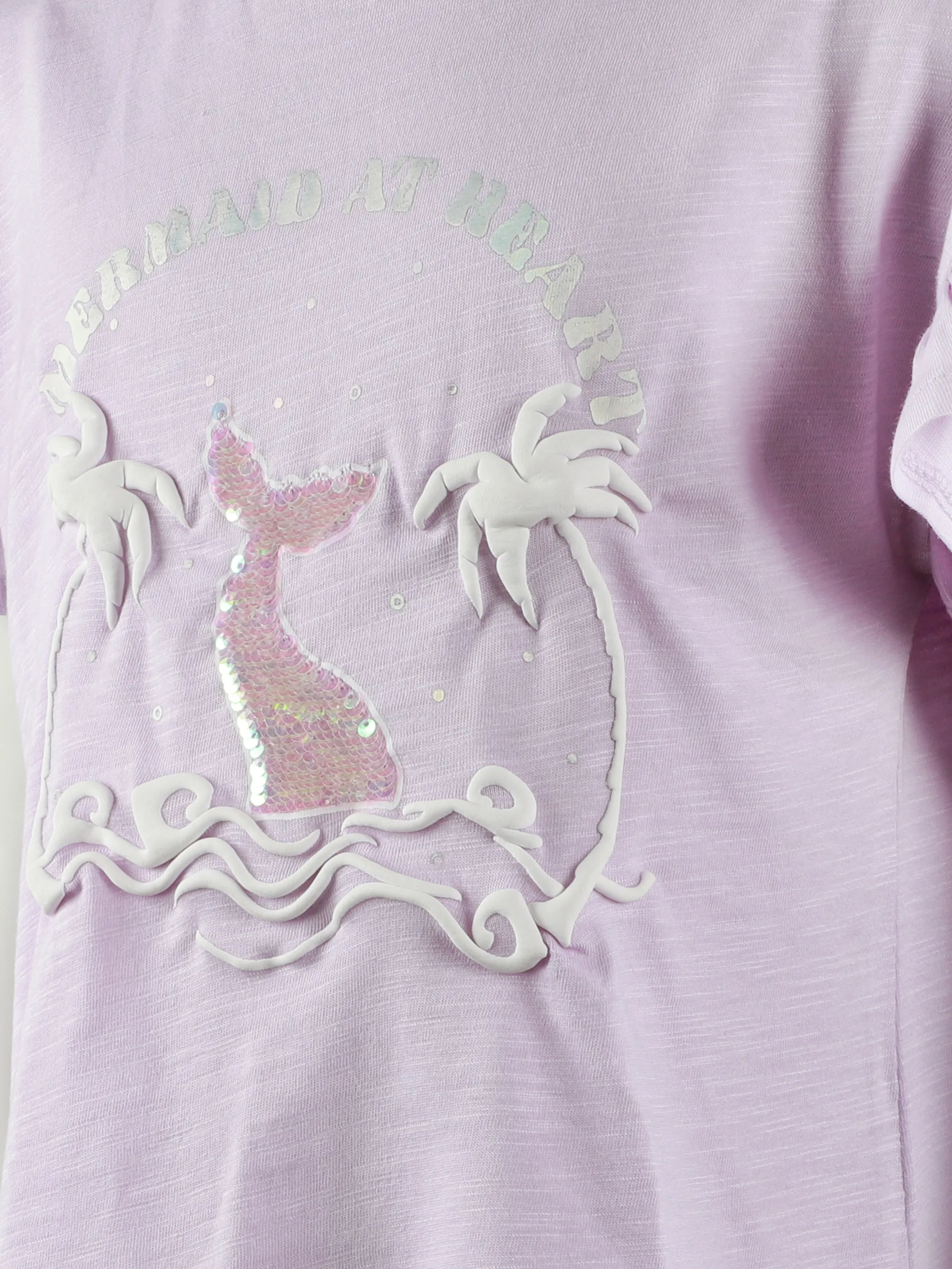 Bubble Gum KM T-Shirt Meerjungfrauen Print in Lila Lila 908869 LILA 3
