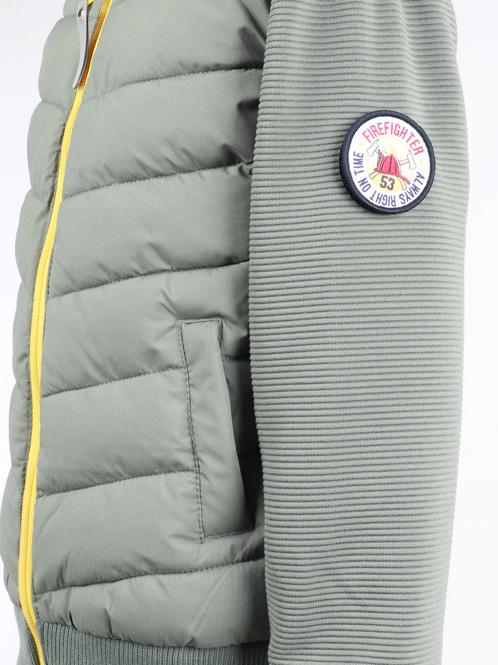 One Way MB Hybridjacket in sage green Grün 921976 GRÜN 4