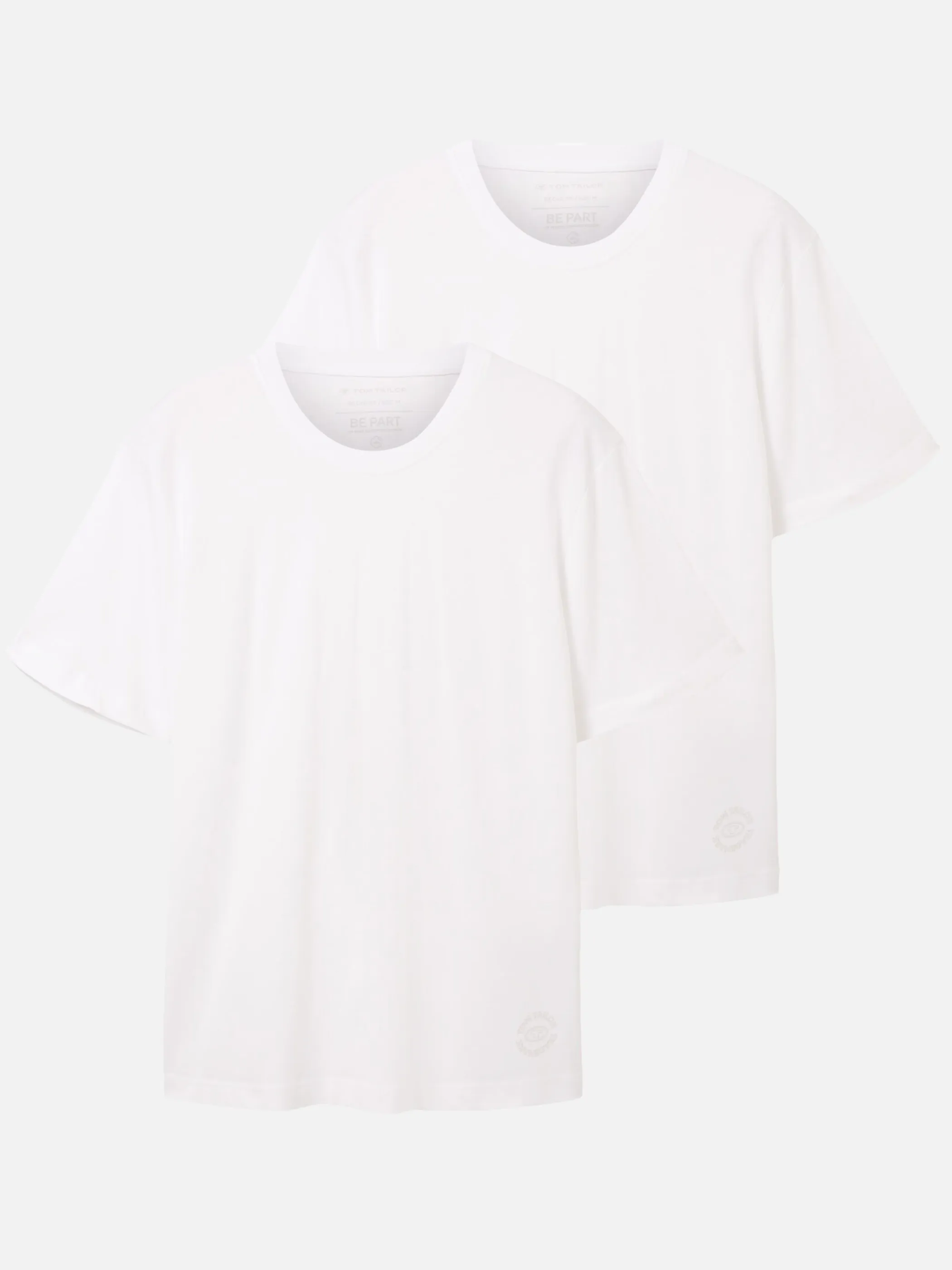 Tom Tailor 1037741 NOS double pack crew neck tee Weiß 887497 20000 1 Tom Tailor 1037741 NOS double pack crew neck tee Weiß 887497 20000 1