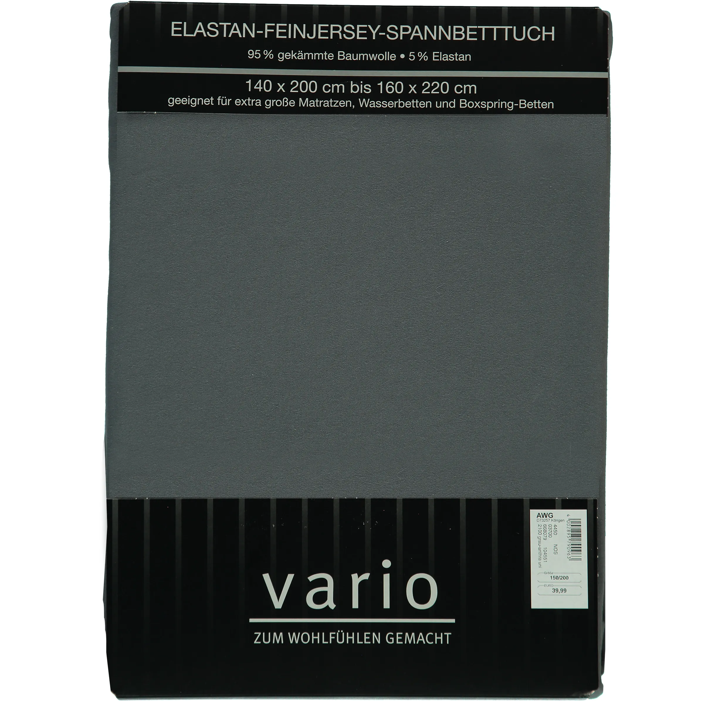 Vario Elast.-Feinjersey-Spannbetttuc Grau 668079 890 1 Vario Elast.-Feinjersey-Spannbetttuc Grau 668079 890 1