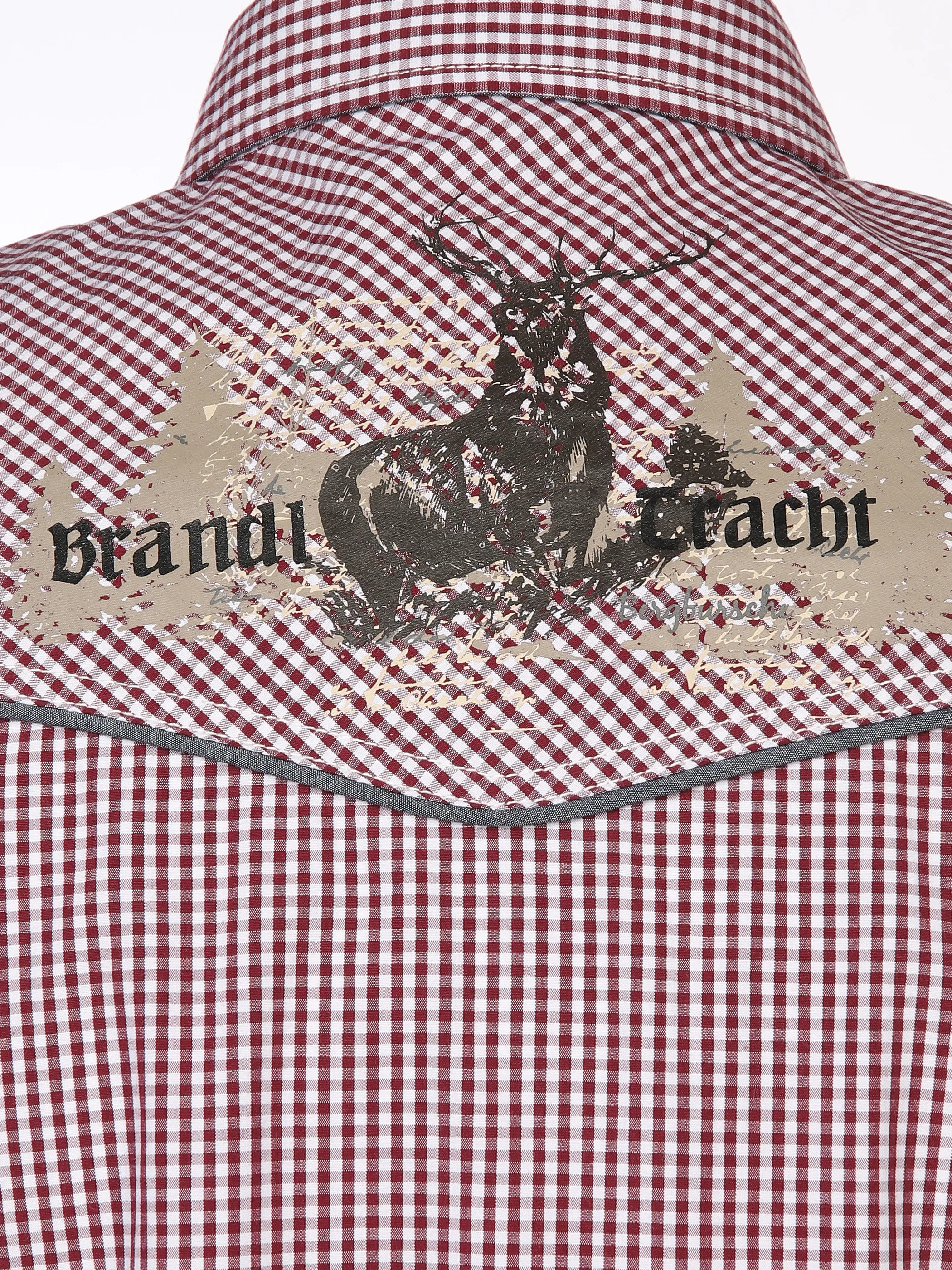 Brandl Tracht He. Trachtenhemd 1/1 Arm Rot 898593 DARK RED 4 Brandl Tracht He. Trachtenhemd 1/1 Arm Rot 898593 DARK RED 4