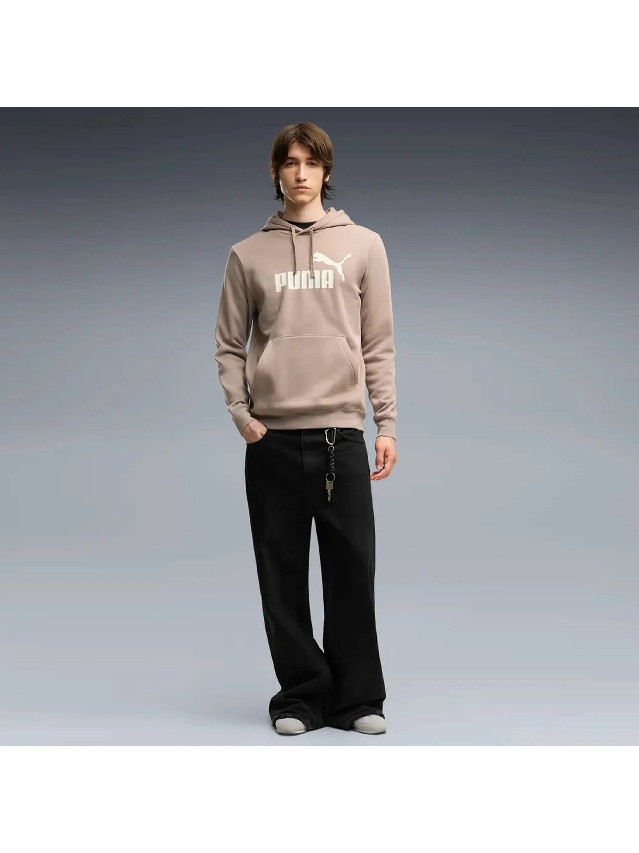 Puma 682571-94 He-Hoodie ESS NO. 1 LOGO Grau 931702 94 3