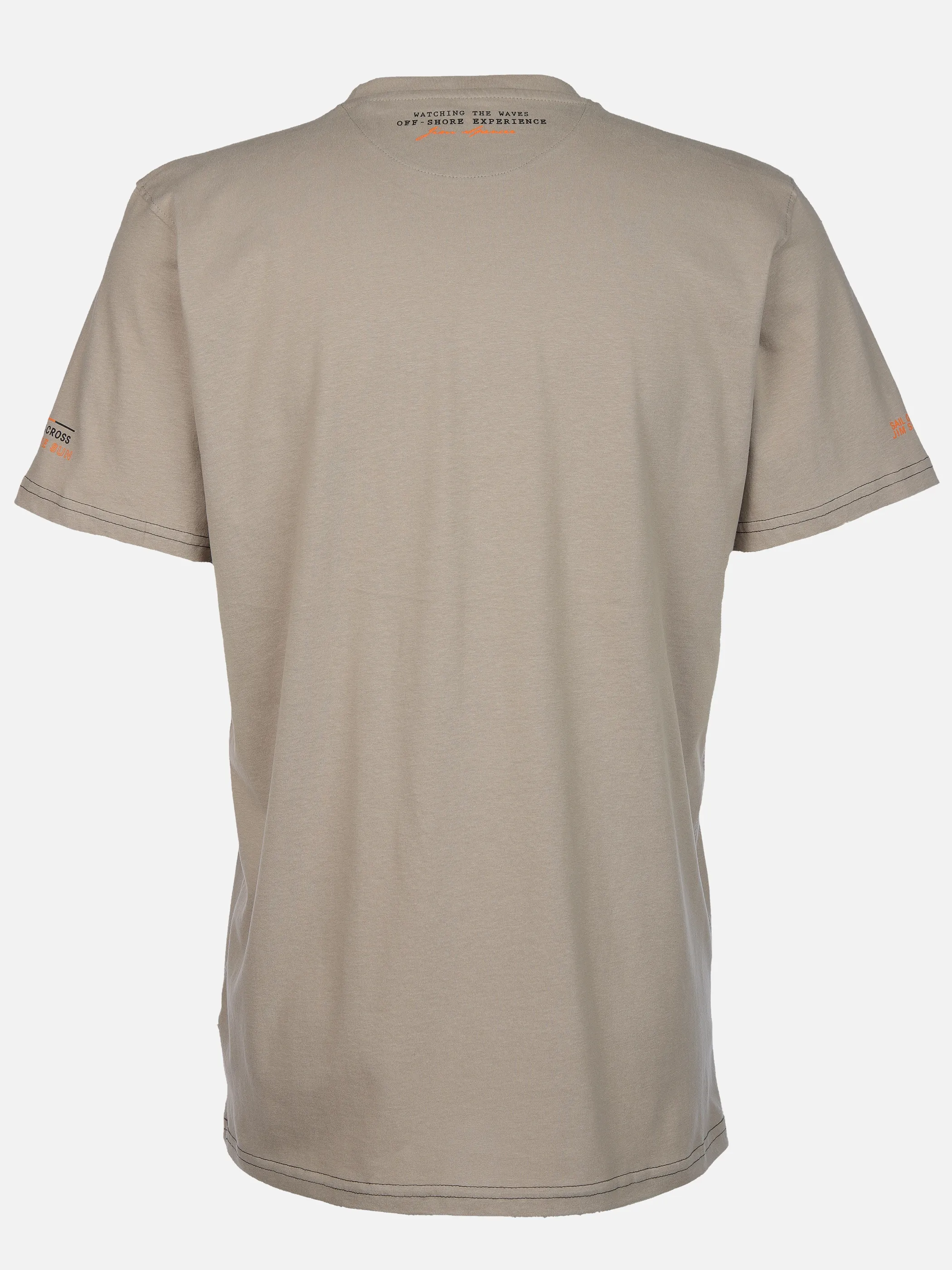 Jim Spencer He. T-Shirt 1/2 Arm print Beige 910900 SAND 2