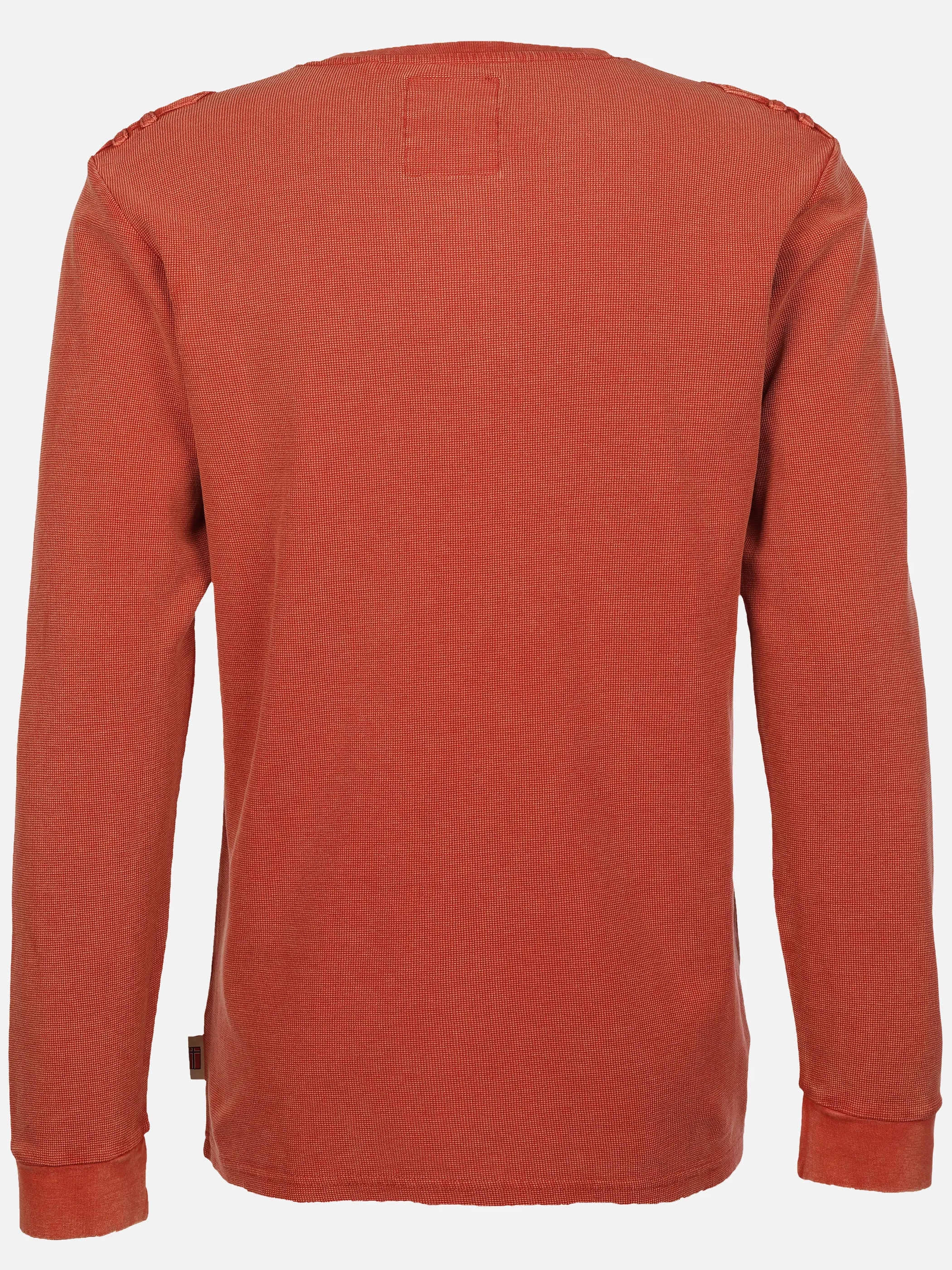 Southern Territory He. Henleyshirt 1/1 Arm waffle Orange 929629 ORANGE 2