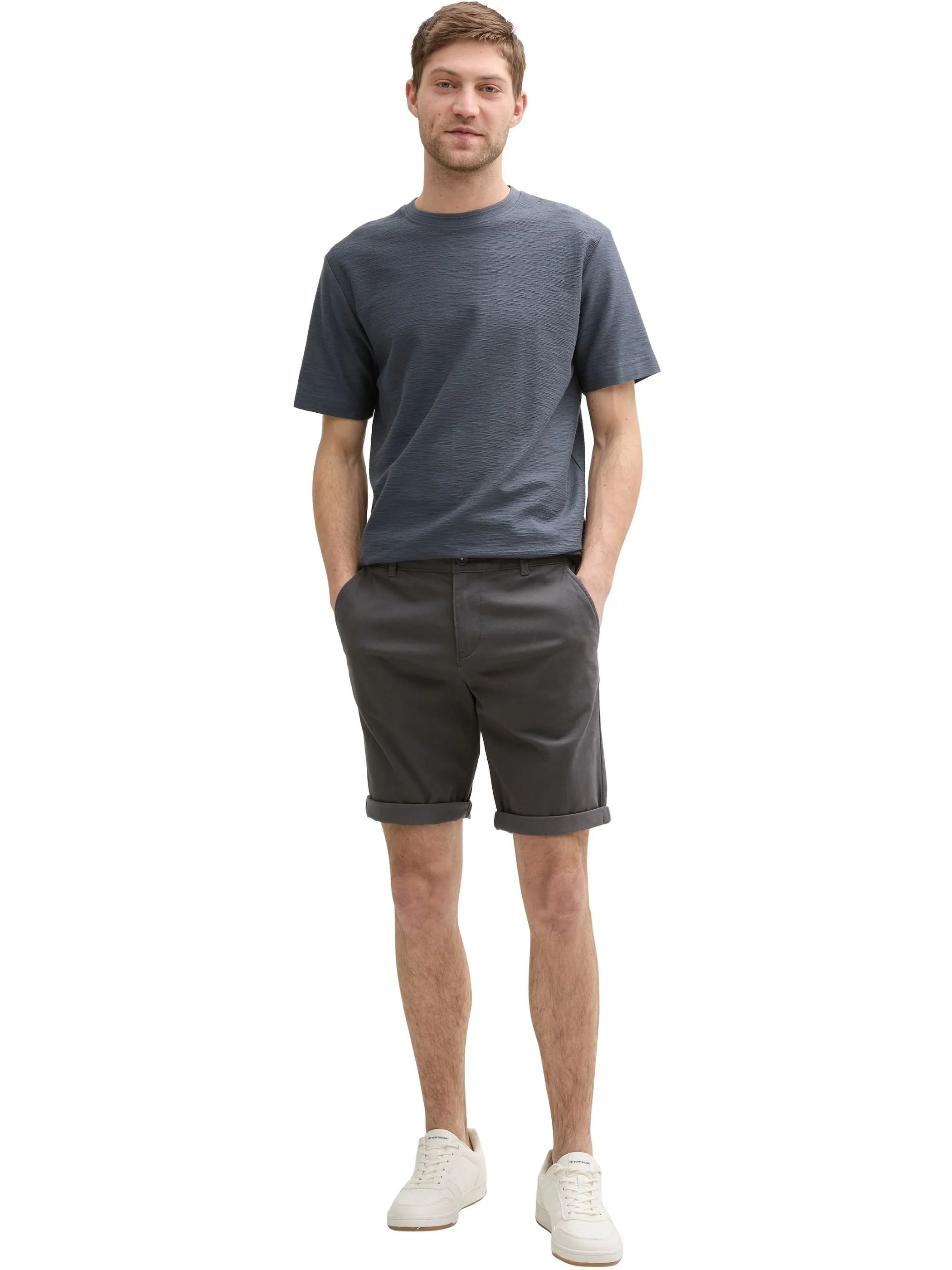 Tom Tailor 1047143 slim chino shorts Grau 905889 10899 4
