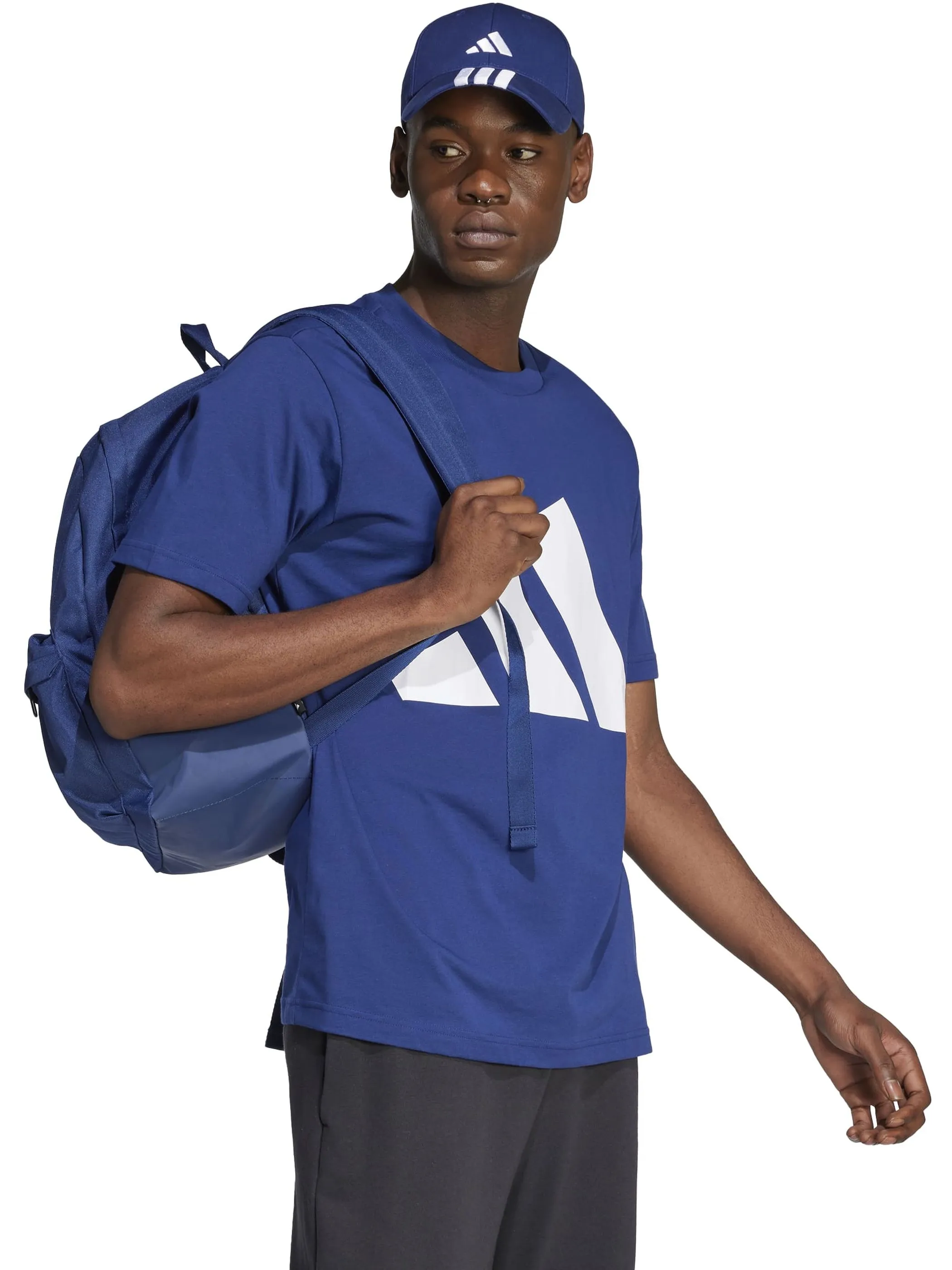 Adidas JE8940 He-TShirt Logo Groß d.blau Blau 904896 000 5 Adidas JE8940 He-TShirt Logo Groß d.blau Blau 904896 000 5