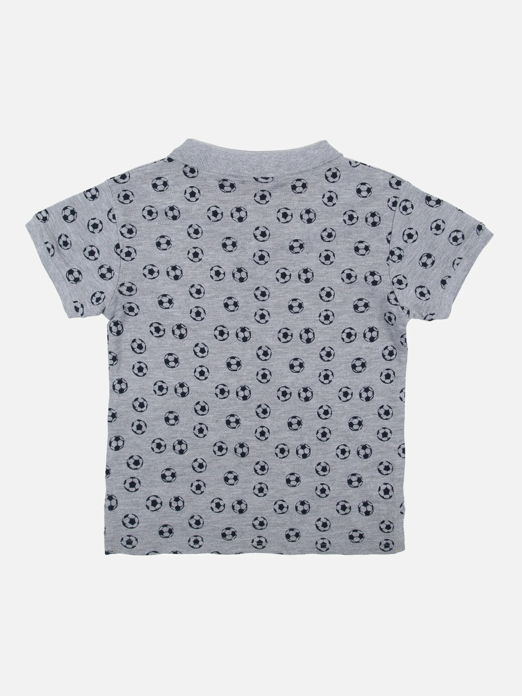 Stop + Go MB Poloshirt in h.grau melange Grau 852479 HELLGRAU 2
