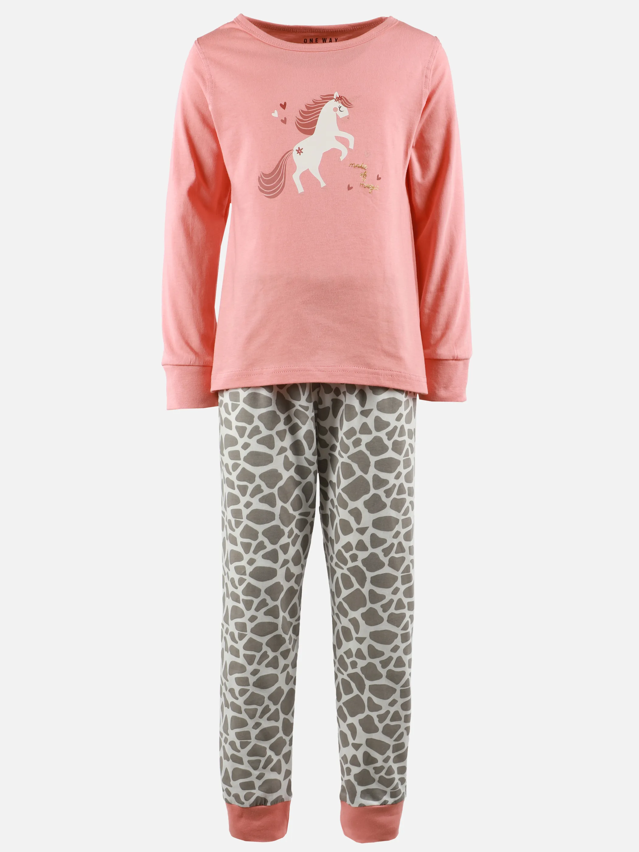 One Way KM Schlafanzug Einhornprint un Pink 913579 PINK 1
