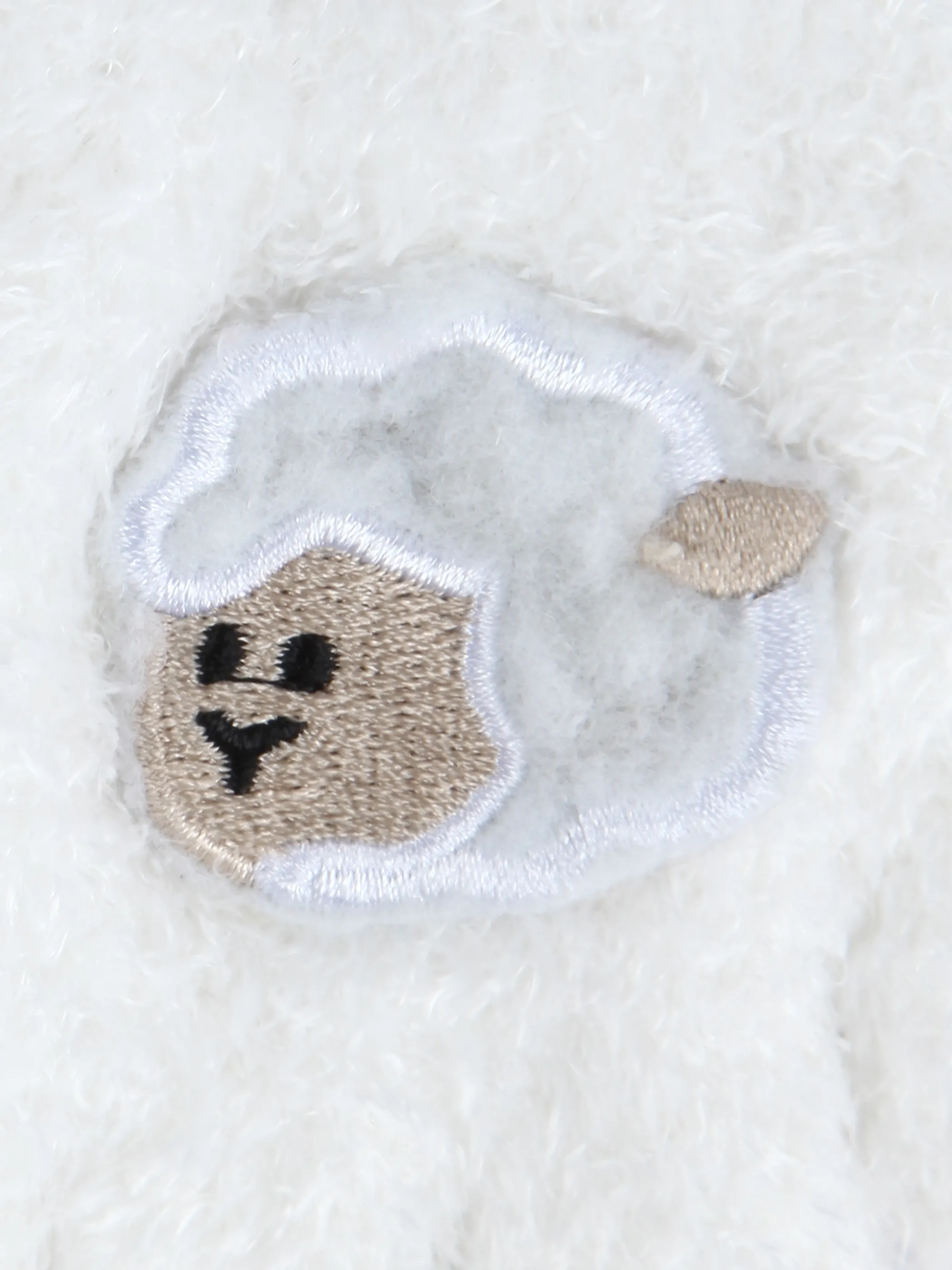 Bubble Gum BG Handschuhe Chenille mit in Weiß 858256 ECRUE 3