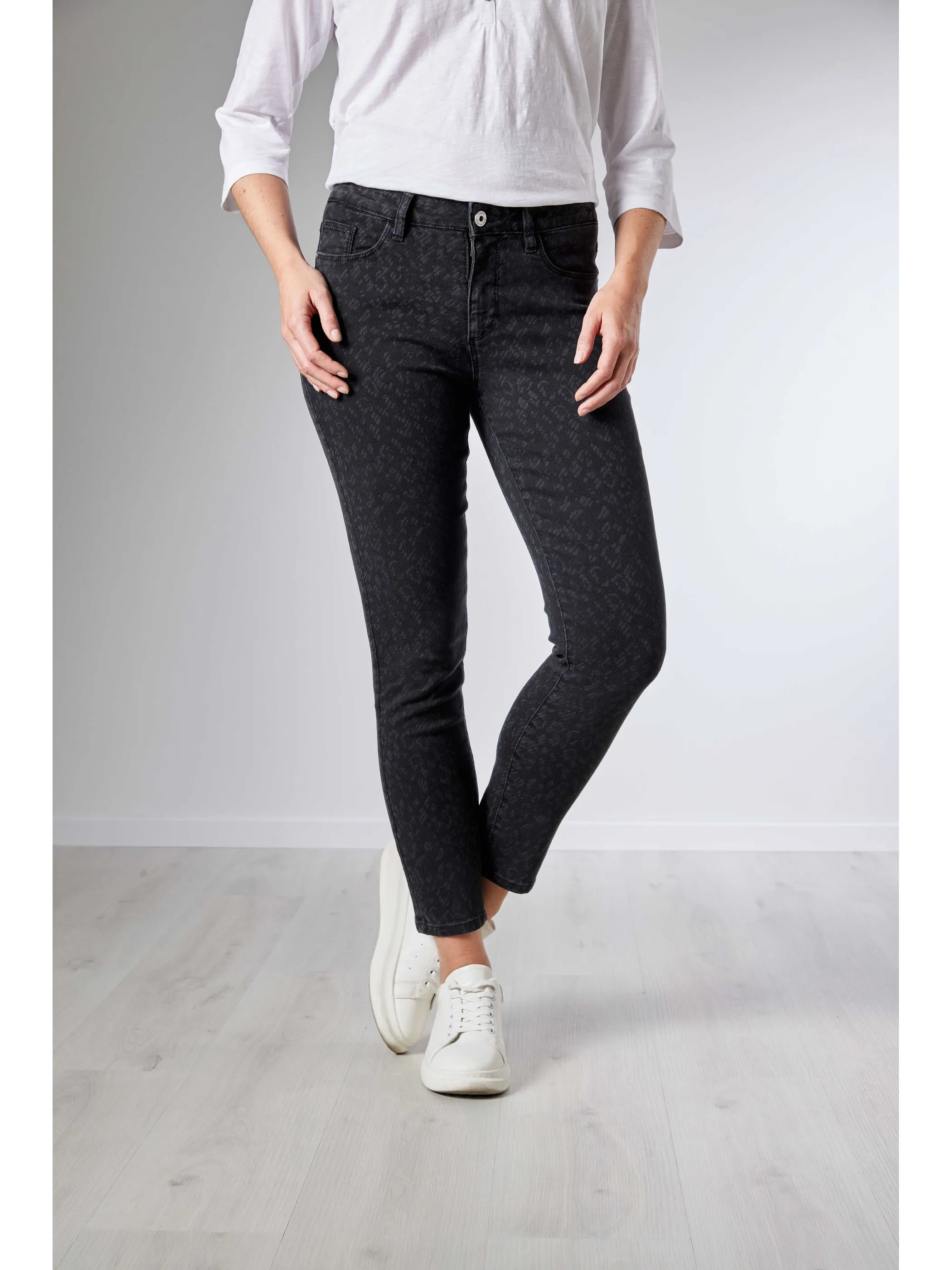 Stooker DOB 22901240009136 Da. Hosen lang, Schwarz 919904 9136 1
