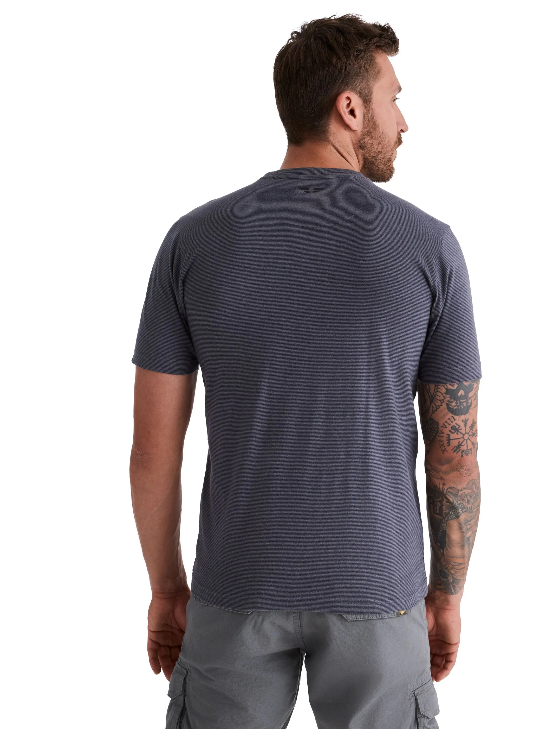 HERO by John Medoox 74306250009188 He-T-Shirt "Tim" Blau 928359 9188 2