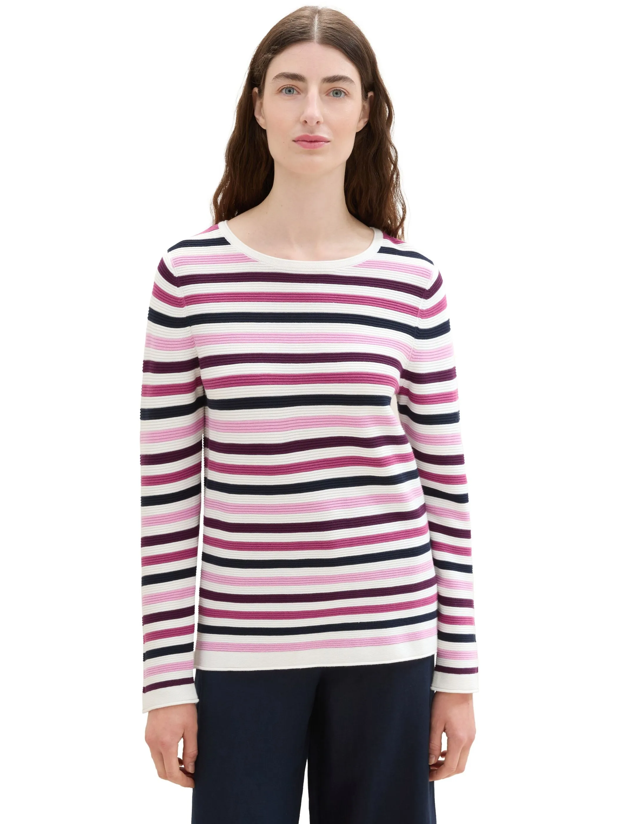 Tom Tailor 1016350 NOS sweater new ottoma Pink 827729 37066 4
