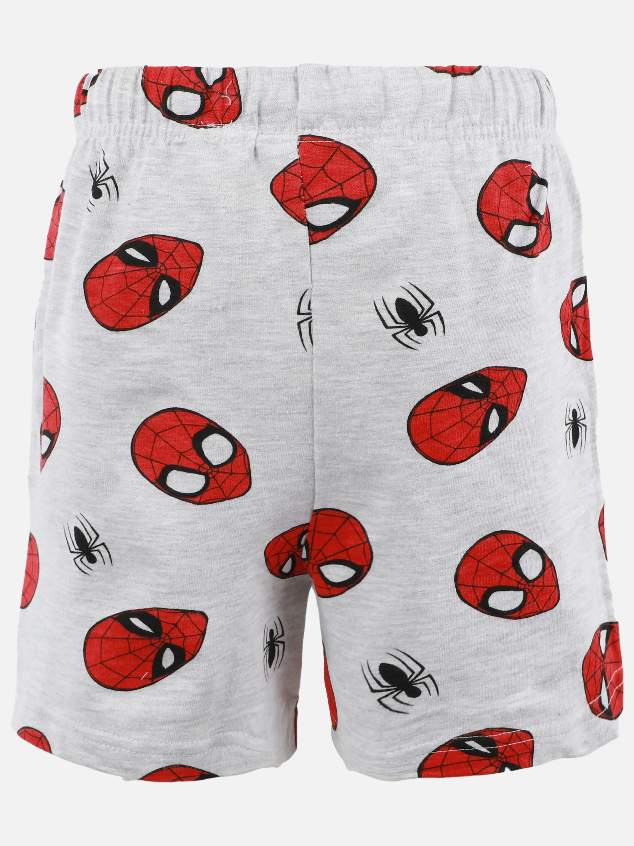 Spidermann KJ Bermuda mit Spiderman AOP in grau melange Grau 907321 GRAU MEL 2