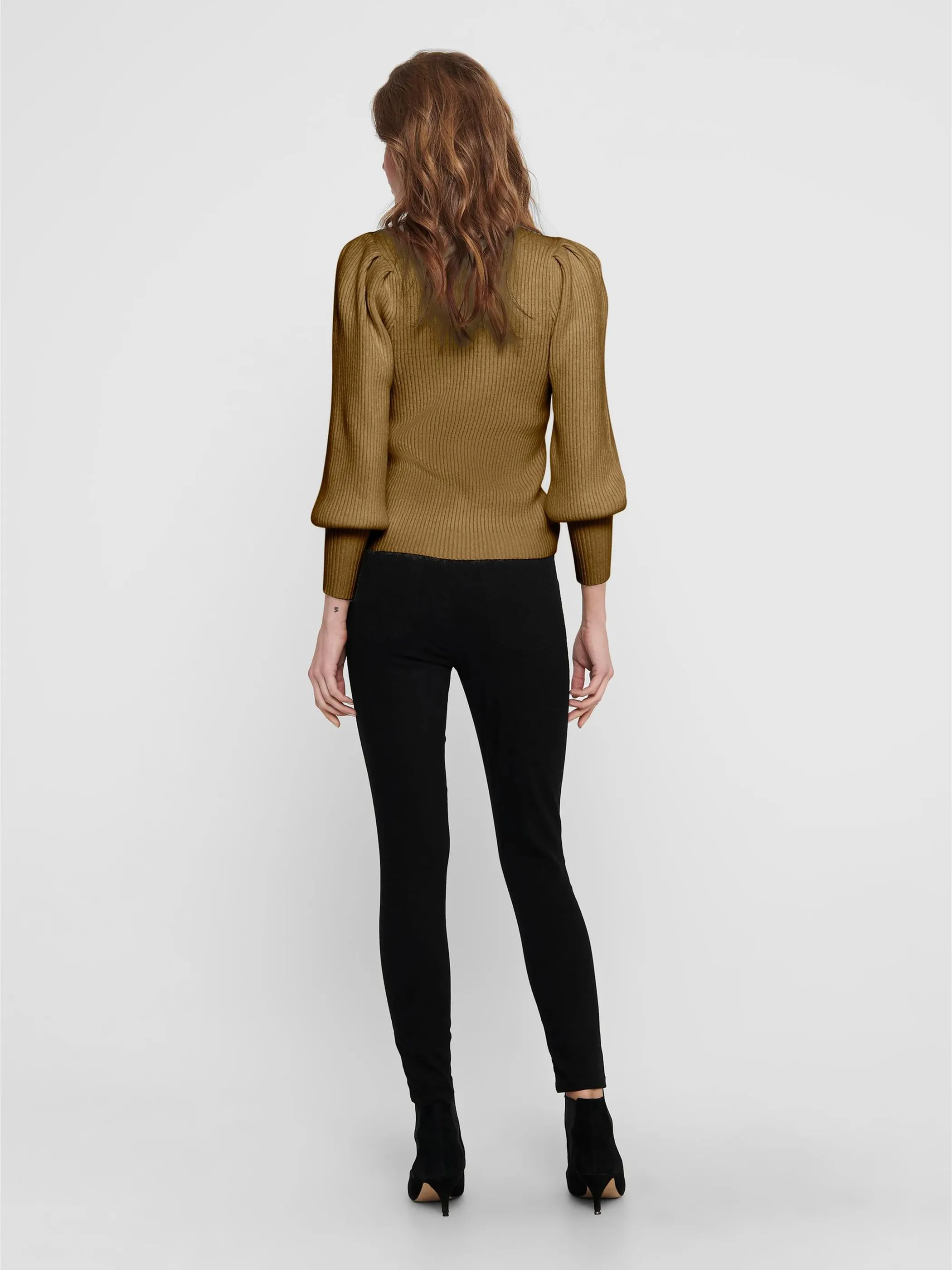 Only 15232494 ONLKATIA L/S HIGHNECK Braun 855061 227035001 3