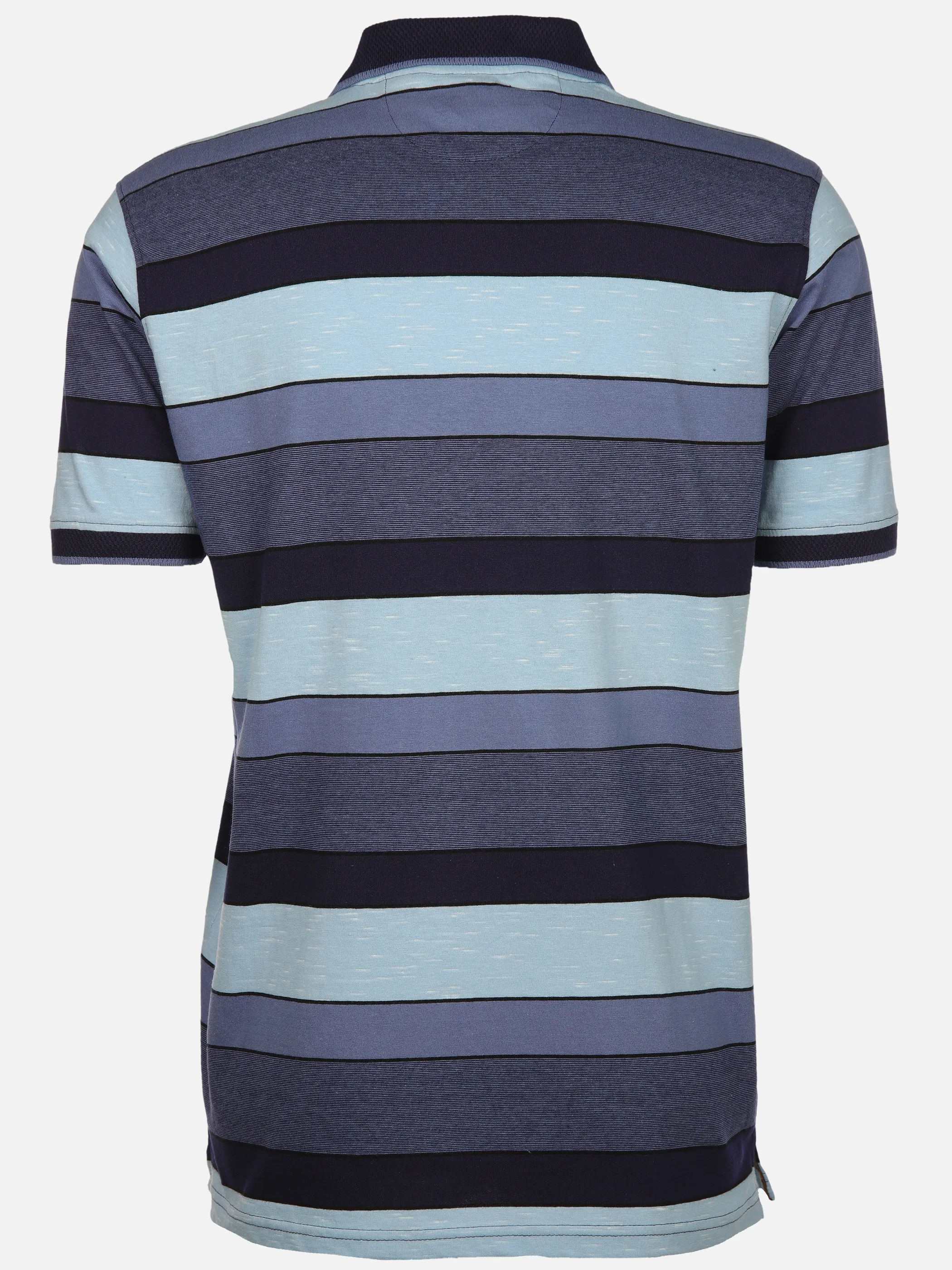 Jim Spencer He. Poloshirt 1/2 Arm Ringel Space Blau 910837 NAVY 2