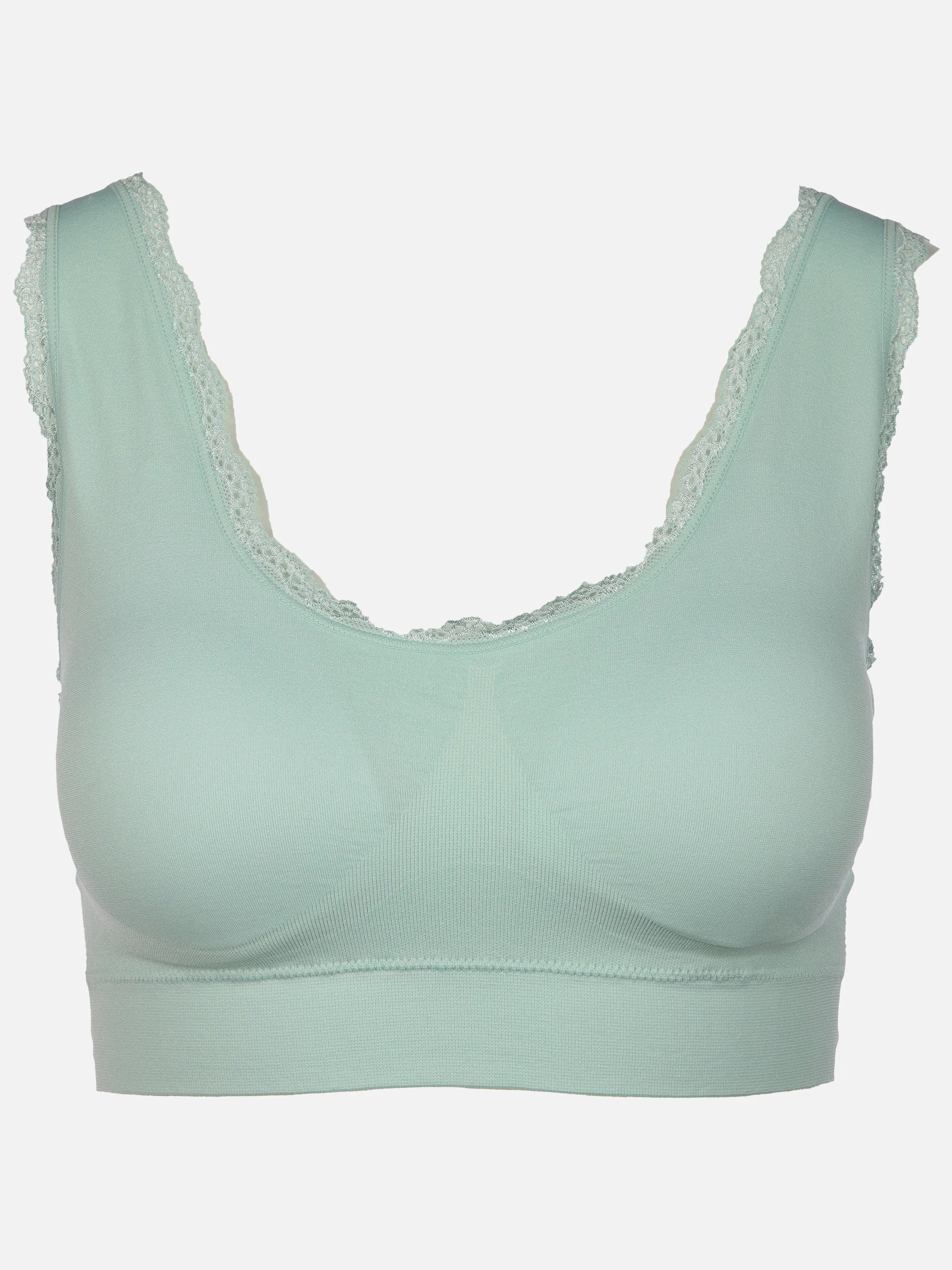 Sure Da. Bustier Seamless mit Spitze Türkis 905034 TÜRKIS 1