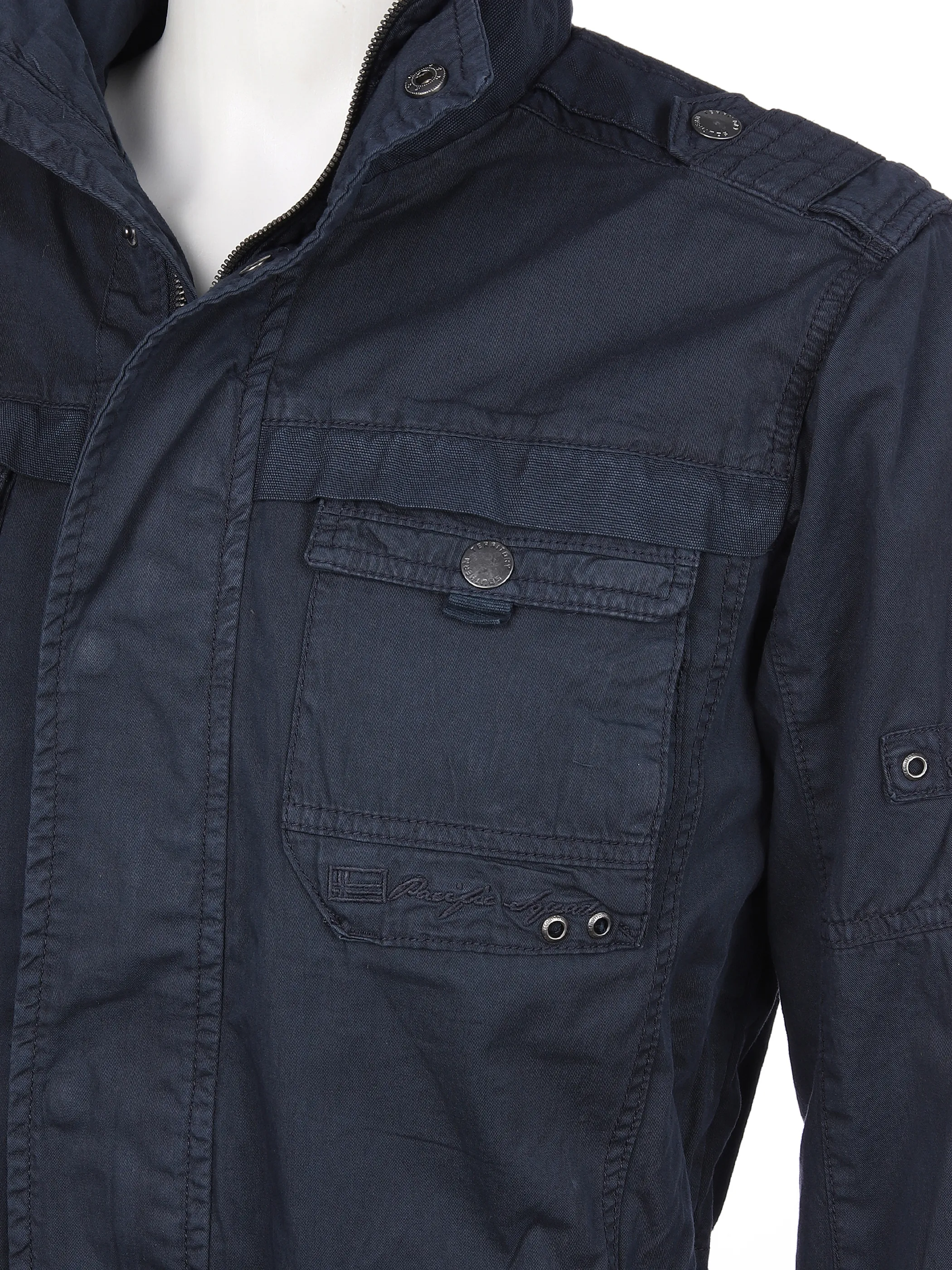 Southern Territory He. Fieldjacke washer Blau 848652 NAVY 3