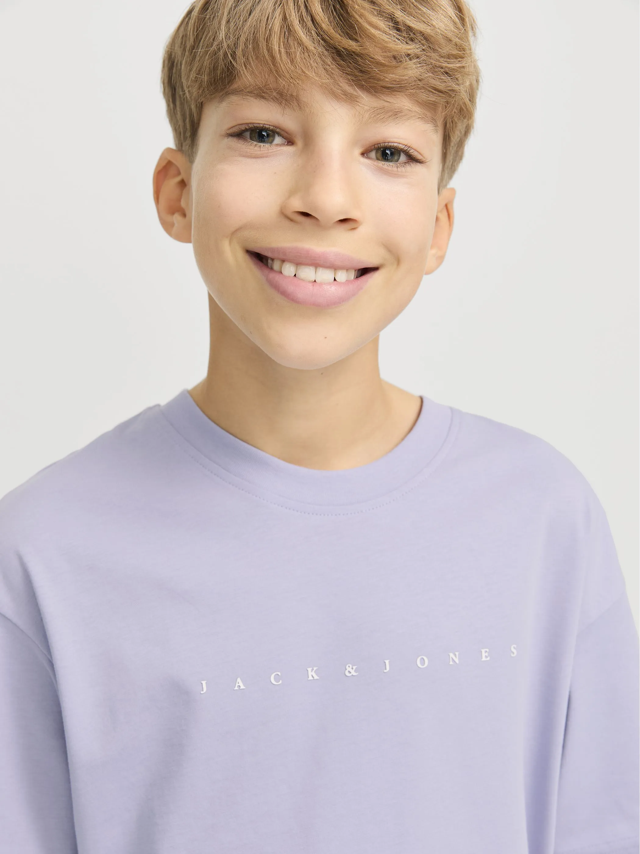 Jack&Jones Junior 12237435 JJESTAR JJ TEE SS NOO Lila 879589 177004 4