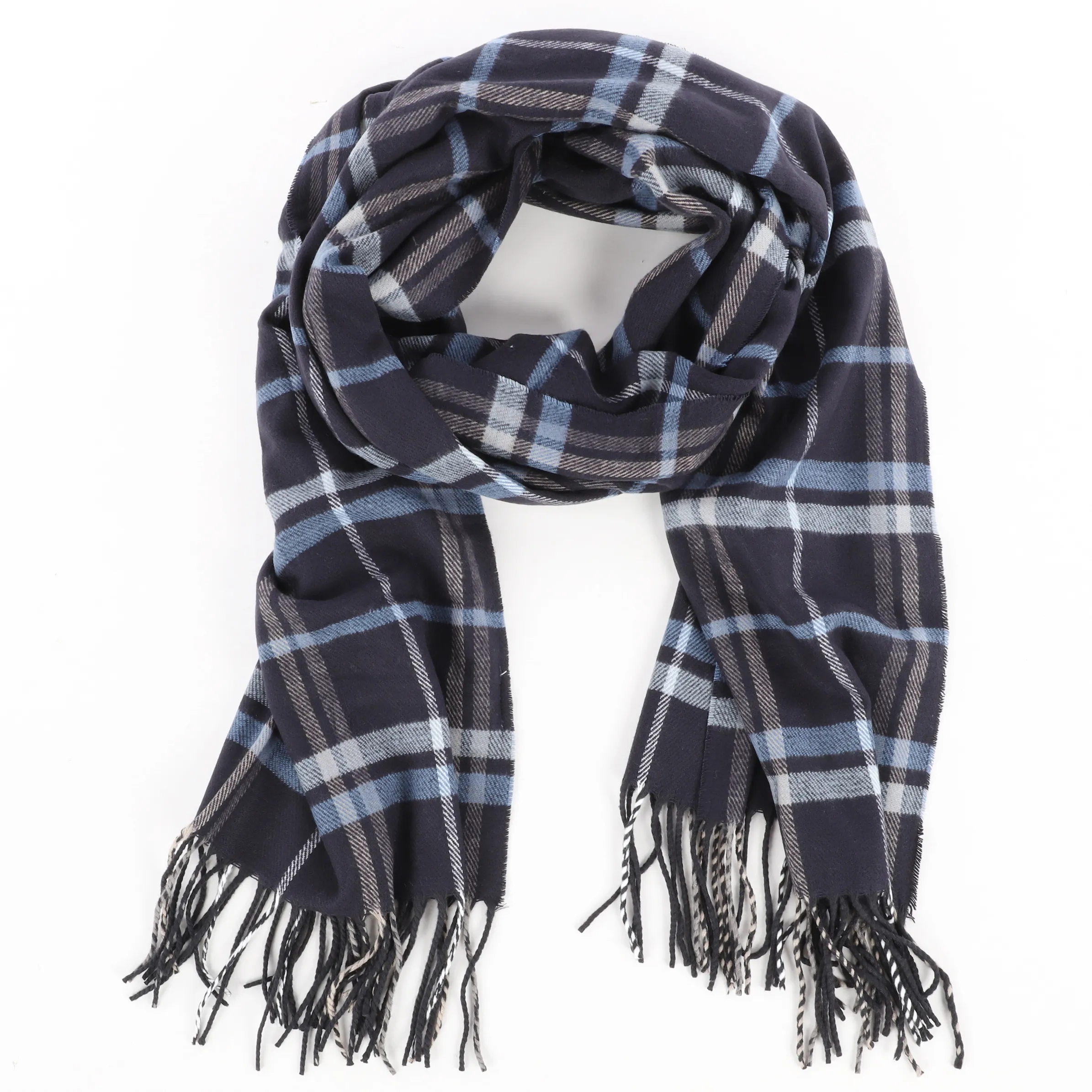 Jim Spencer He. Softacrylschal gemustert Marine 882839 NAVY 1 Jim Spencer He. Softacrylschal gemustert Marine 882839 NAVY 1