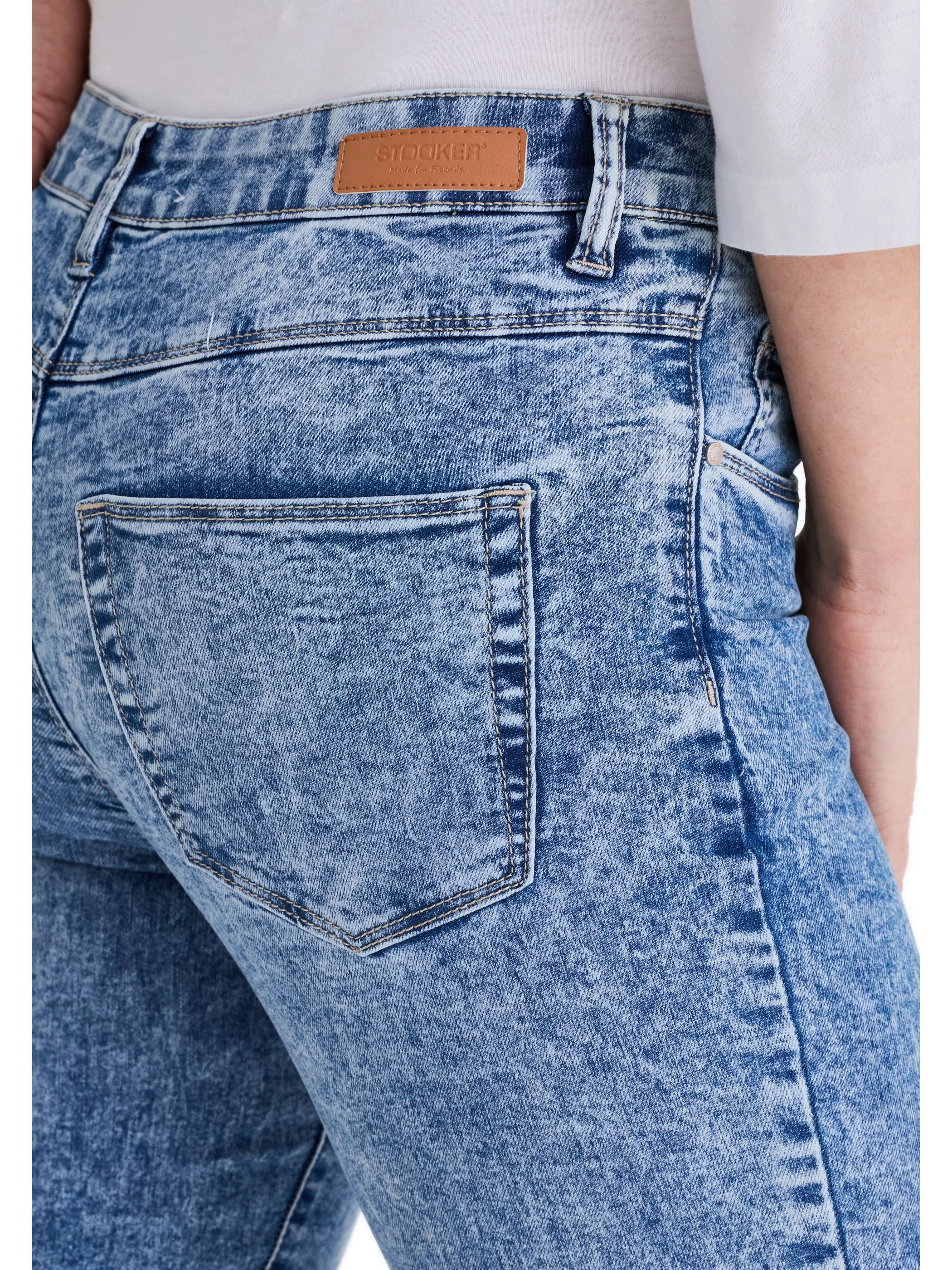 Stooker DOB 22901010007555 Da. Hosen lang, Blau 880971 7555 3