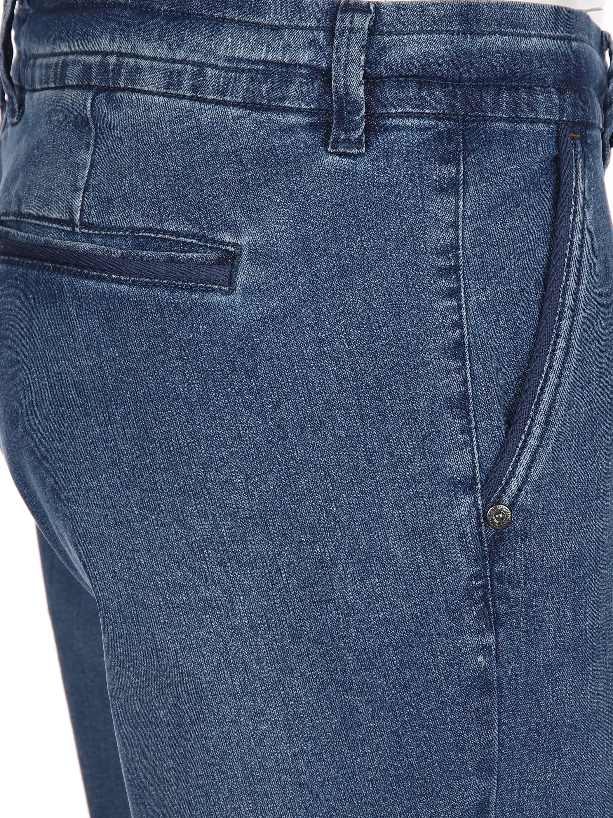 Jim Spencer He. Chinohose Denim Blau 893211 DENIM 4 Jim Spencer He. Chinohose Denim Blau 893211 DENIM 4
