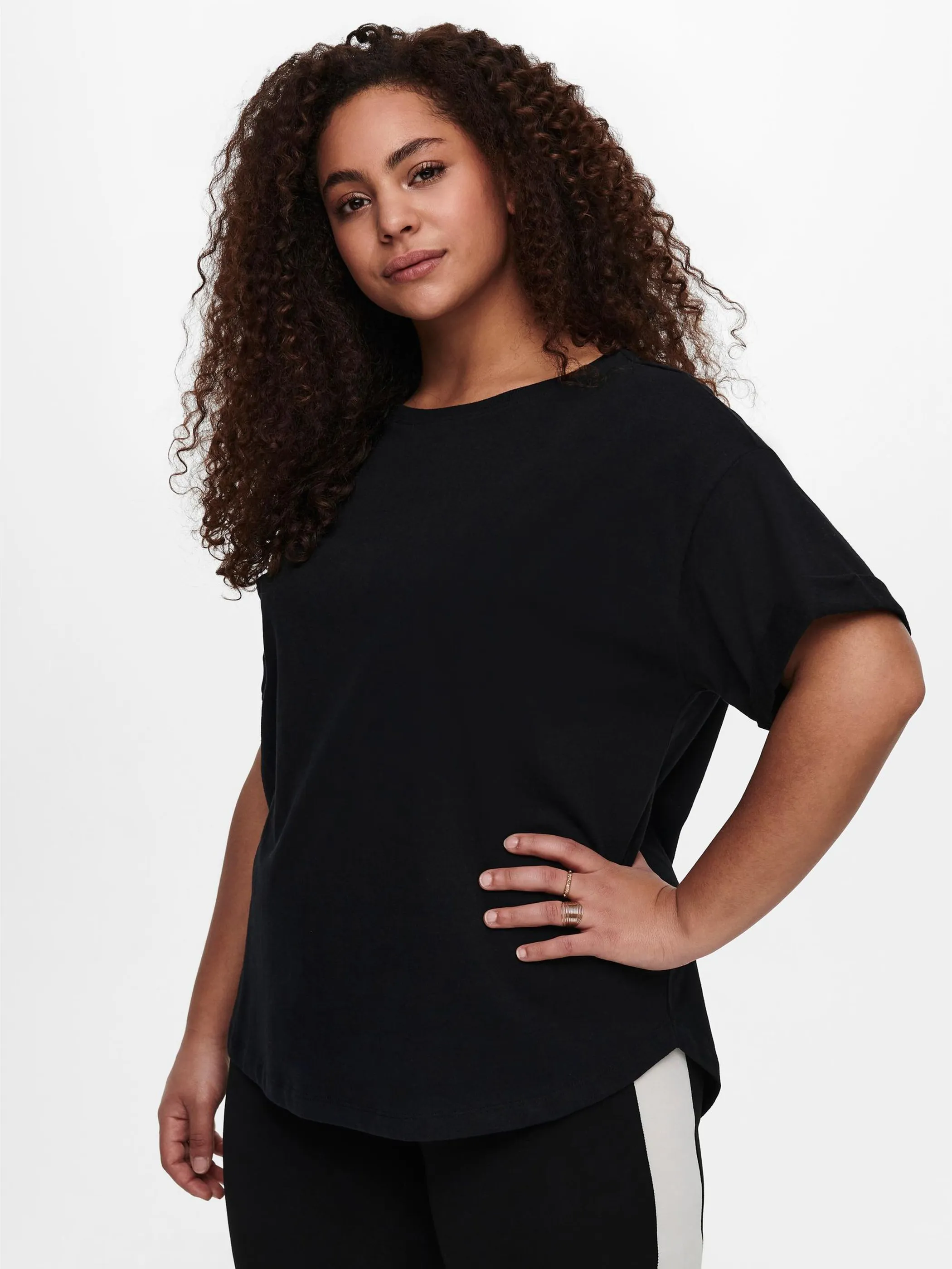 Only Carmakoma 15227847 CARKAYLEE  SS TEE JRS Schwarz 860471 177911 3 Only Carmakoma 15227847 CARKAYLEE  SS TEE JRS Schwarz 860471 177911 3