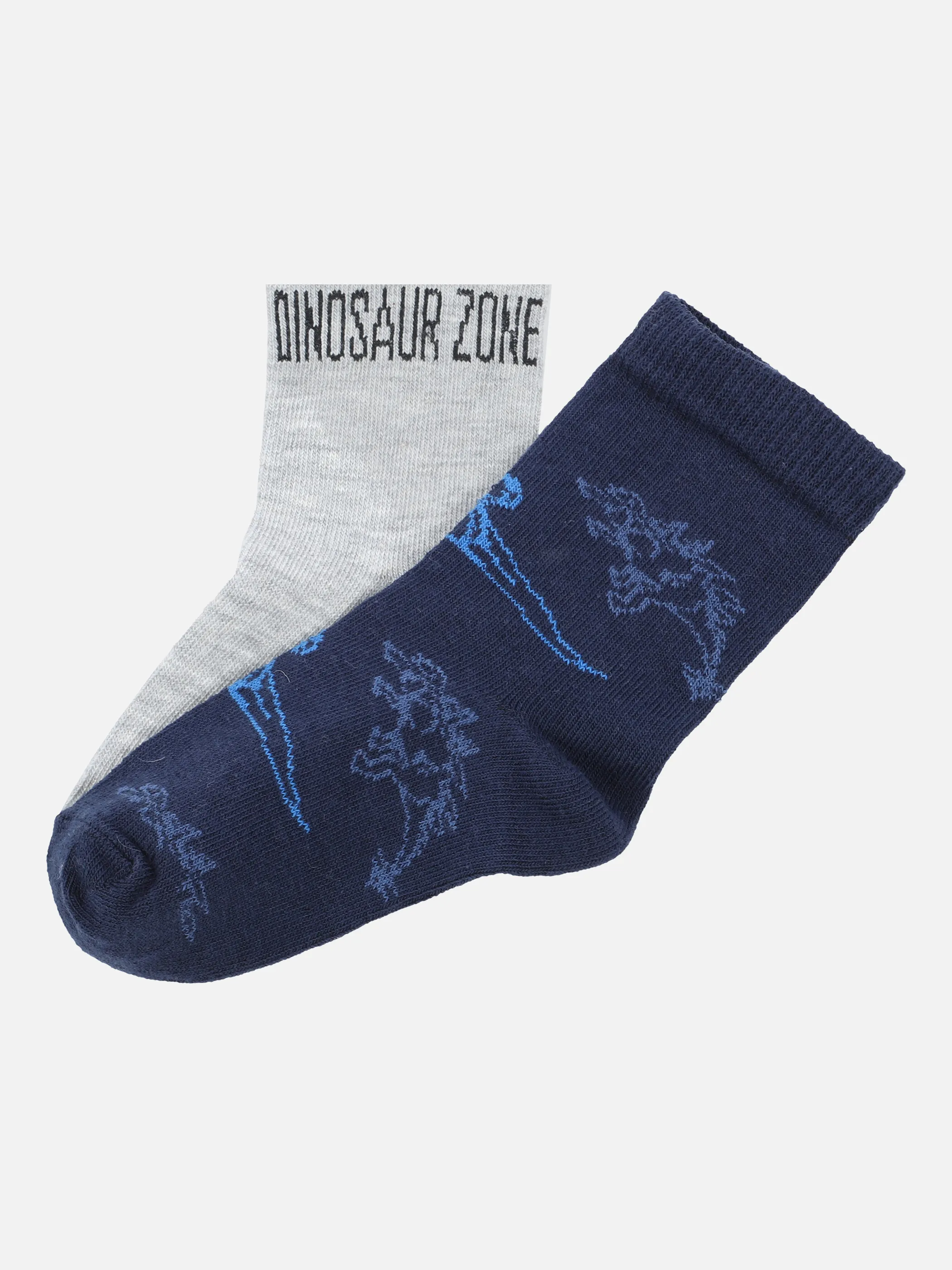 Stop + Go MB Socken 2er Pack Dino Grau 863347 BLAU/GRAU 1 Stop + Go MB Socken 2er Pack Dino Grau 863347 BLAU/GRAU 1