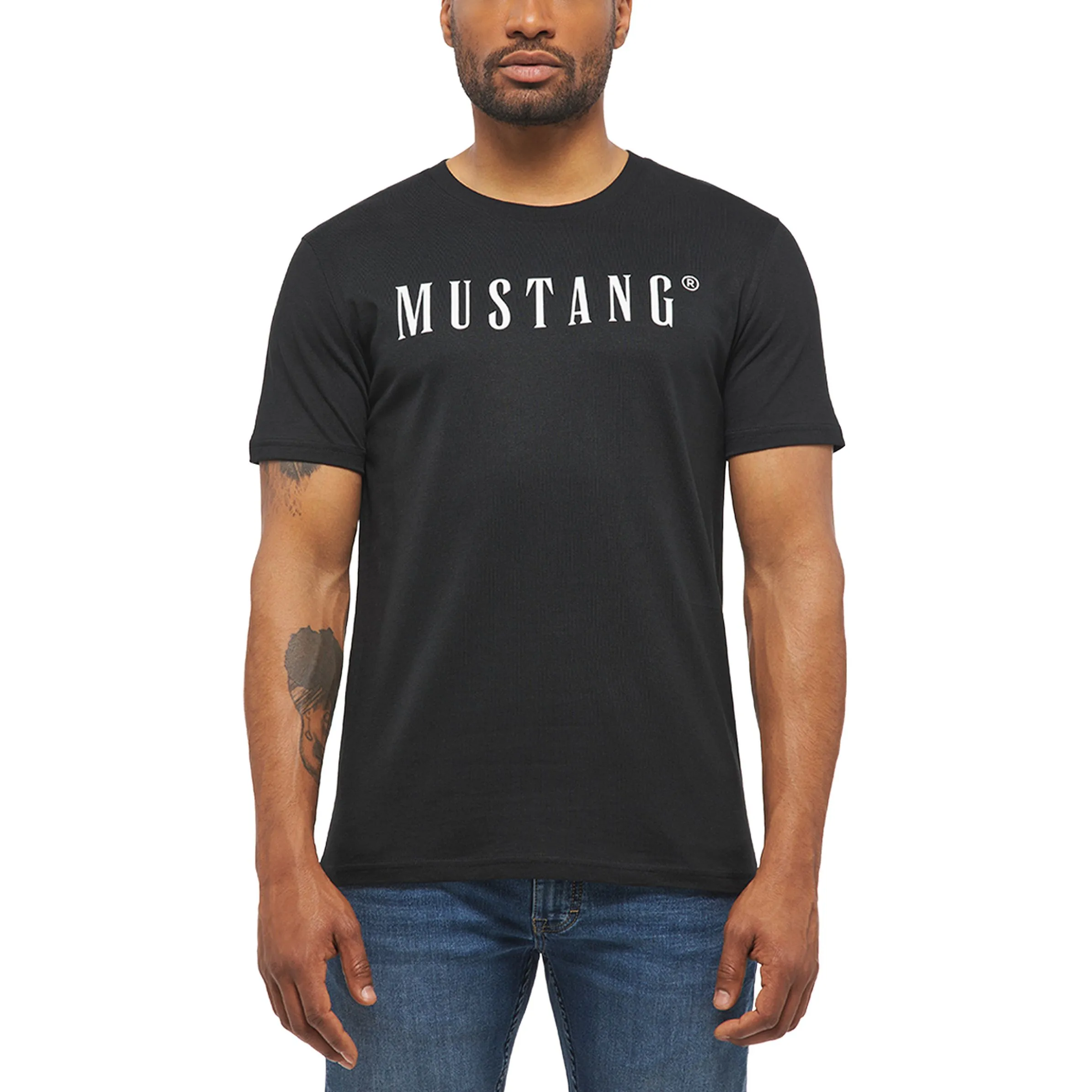 Mustang 1013221 STYLE ALEX C LOGO TEE Schwarz 874824 4142 4 Mustang 1013221 STYLE ALEX C LOGO TEE Schwarz 874824 4142 4