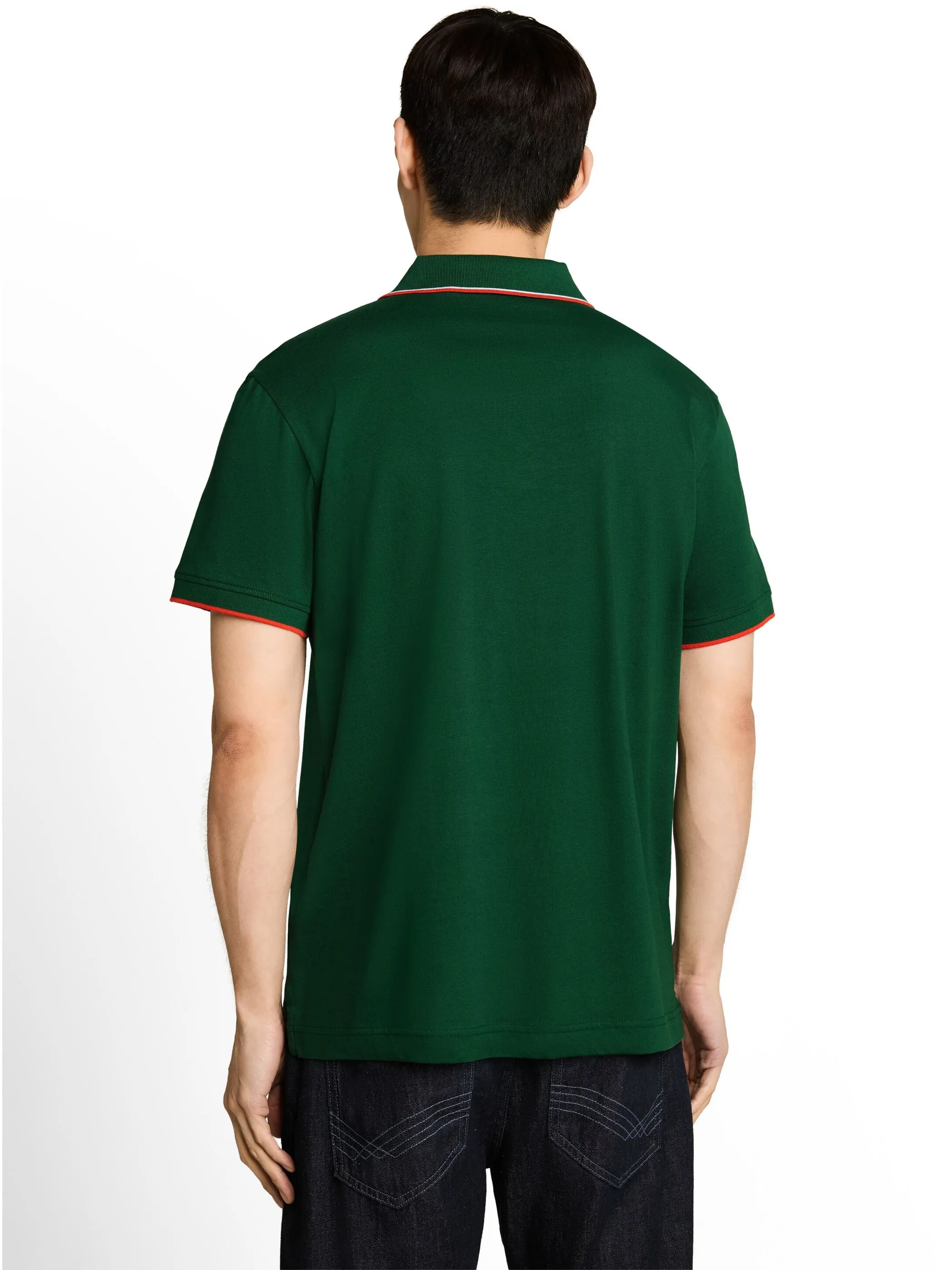 Tom Tailor 1053338 printed polo Grün 926458 15593 2